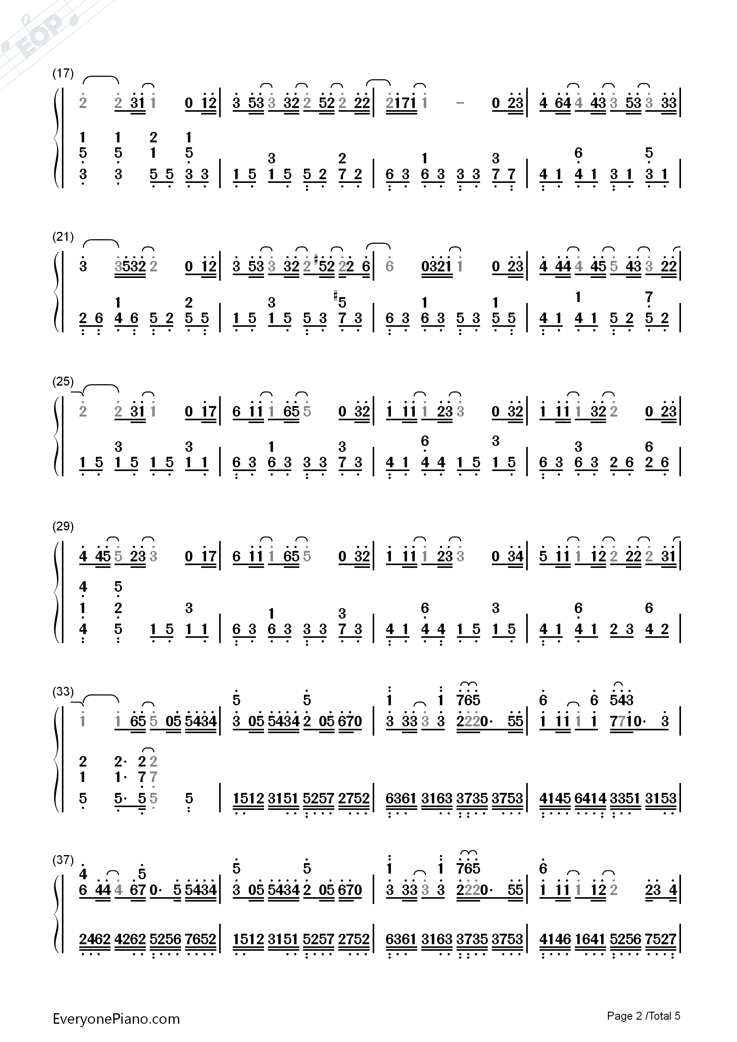 明日への扉钢琴简谱_I_WISH演唱