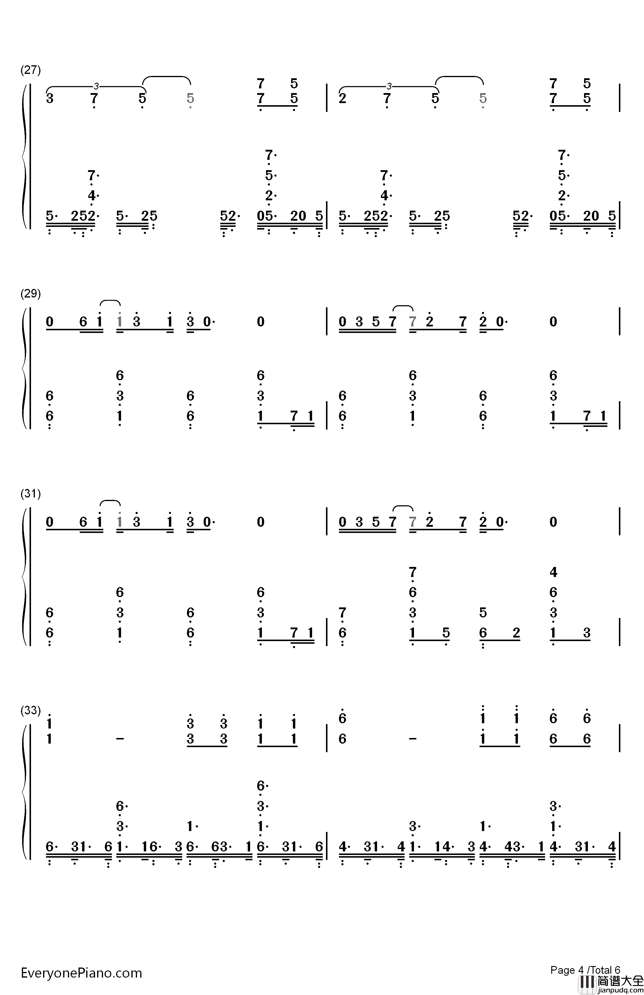 Illusion钢琴简谱_数字双手_猎豹移动公司