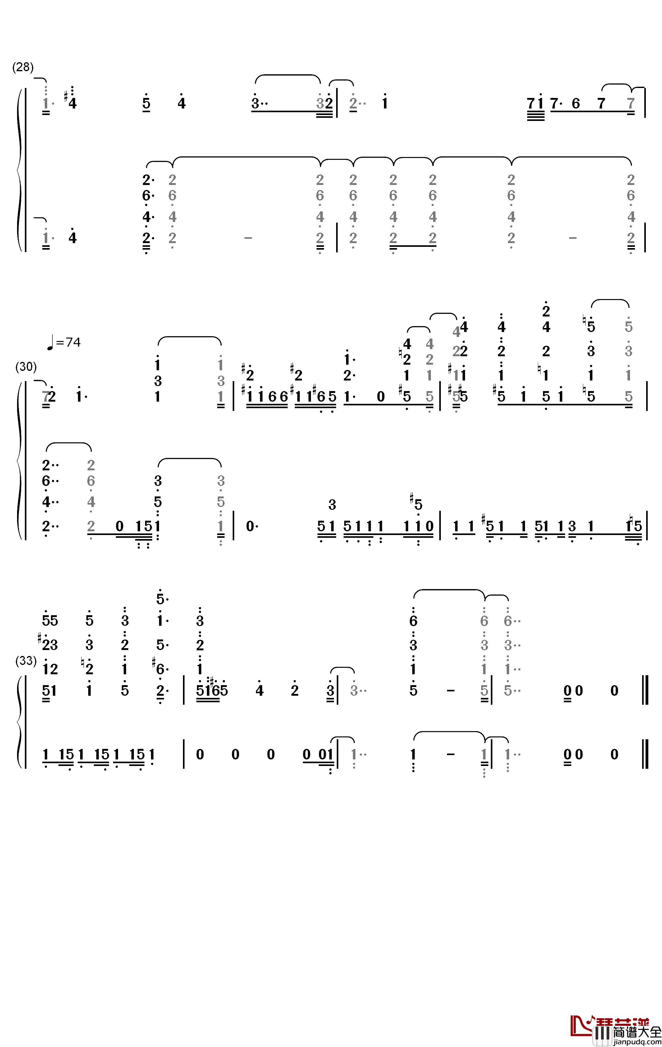 Love钢琴简谱_数字双手_Supercell_Ann_GAKU