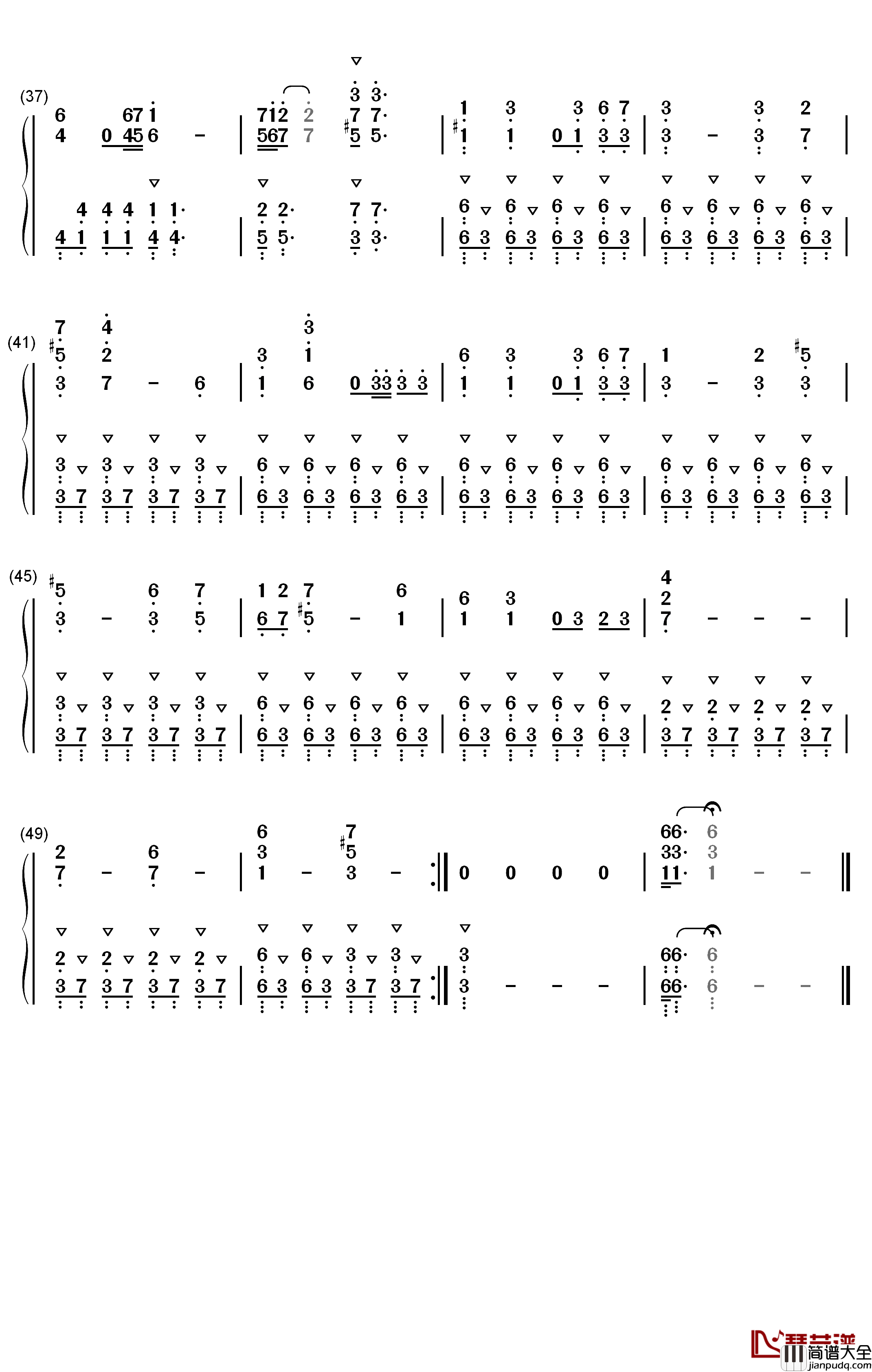 钢铁洪流进行曲钢琴简谱_数字双手_联合军乐团创作室