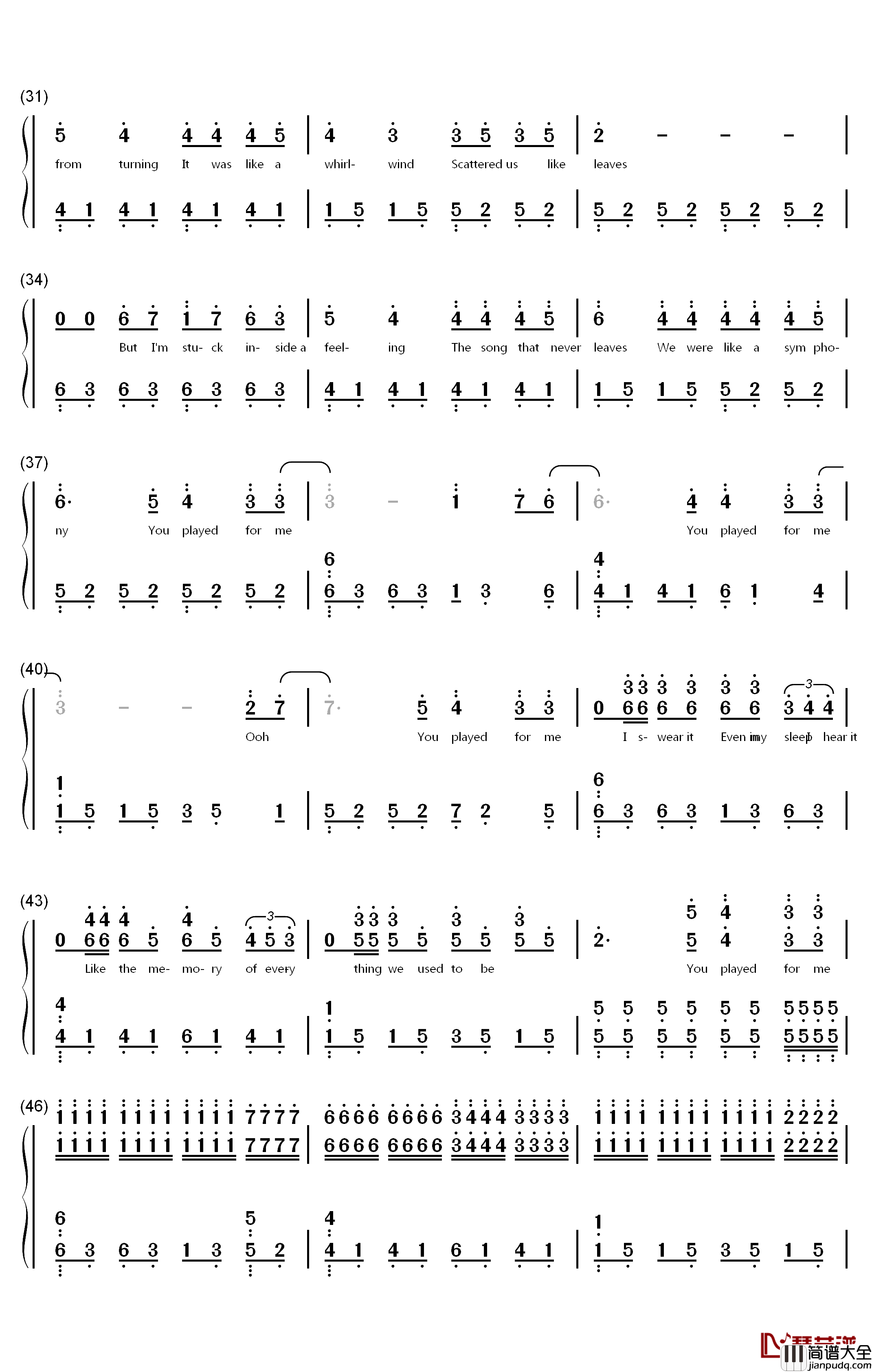 Play钢琴简谱_数字双手_K_391_Alan_Walker_Tungevaag_Mangoo