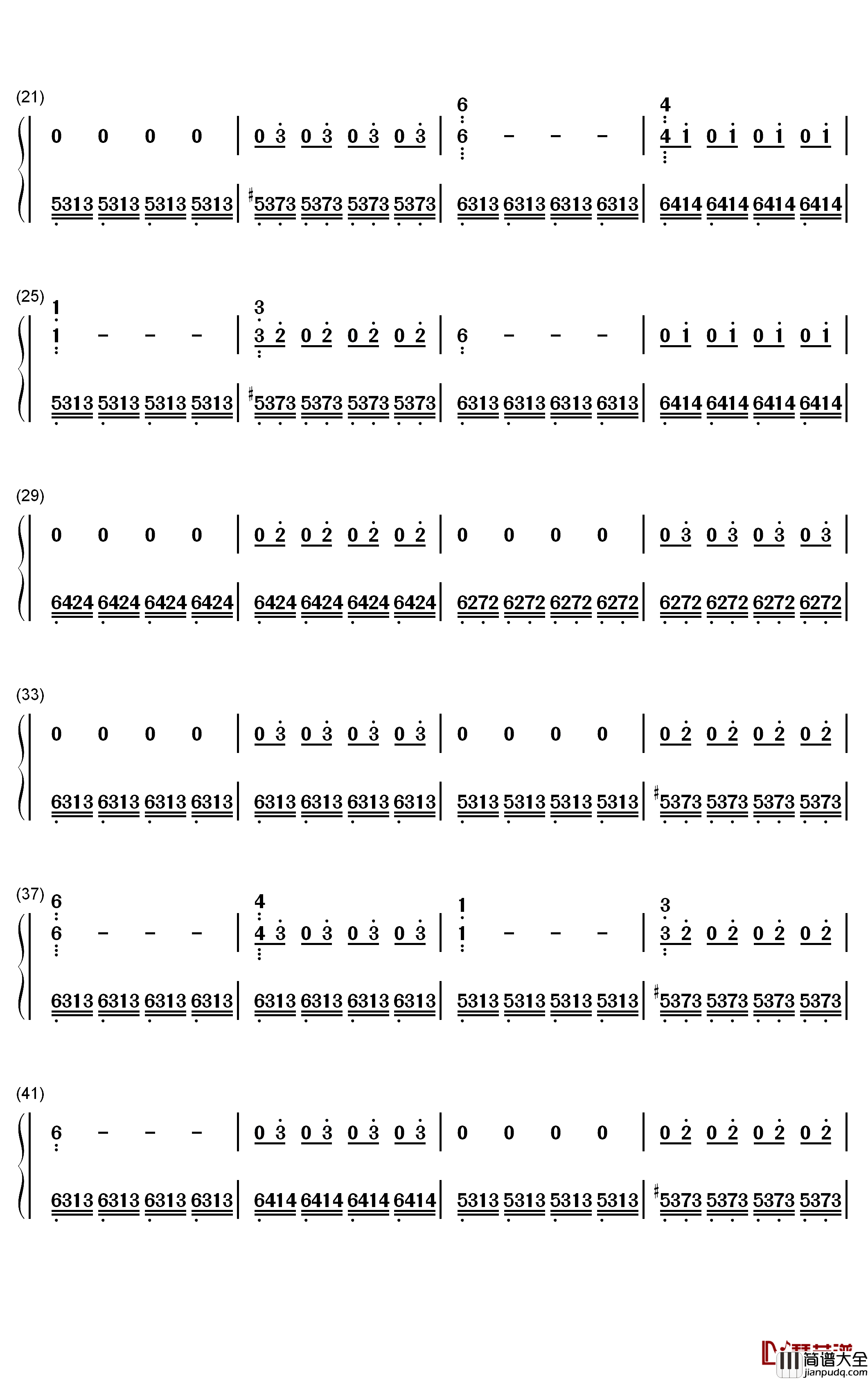 The_Twins钢琴简谱_数字双手_Max_Richter