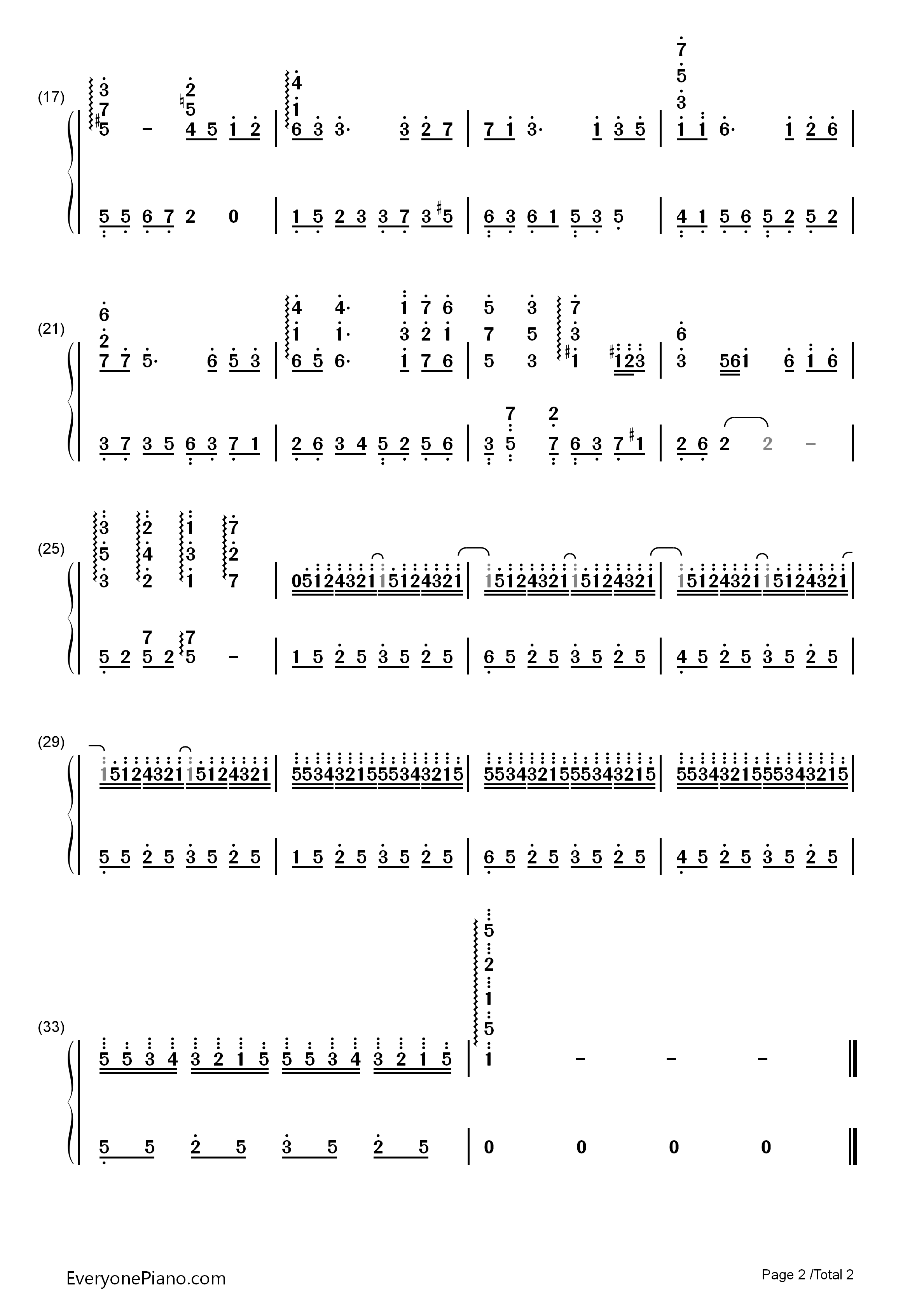 操场上的夏天钢琴简谱_薛汀哲演唱