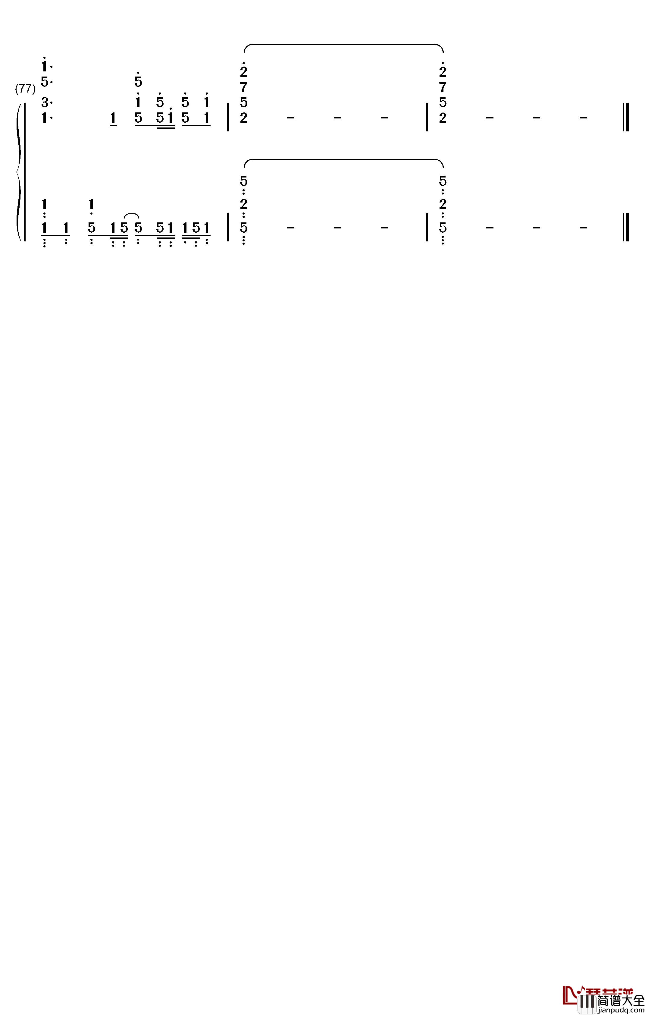 你的答案钢琴简谱_数字双手_阿冗