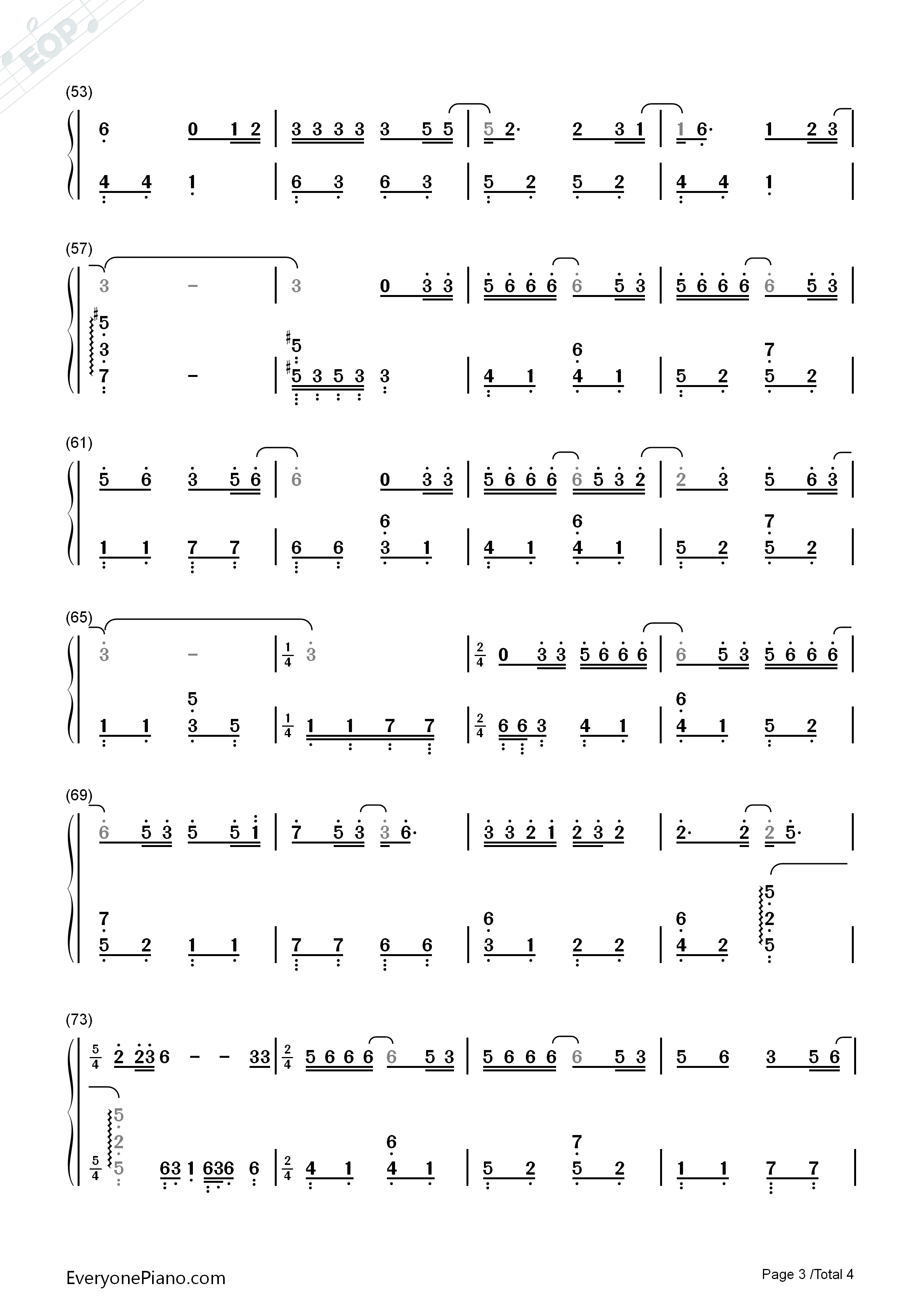 等一分钟钢琴简谱_徐誉滕演唱