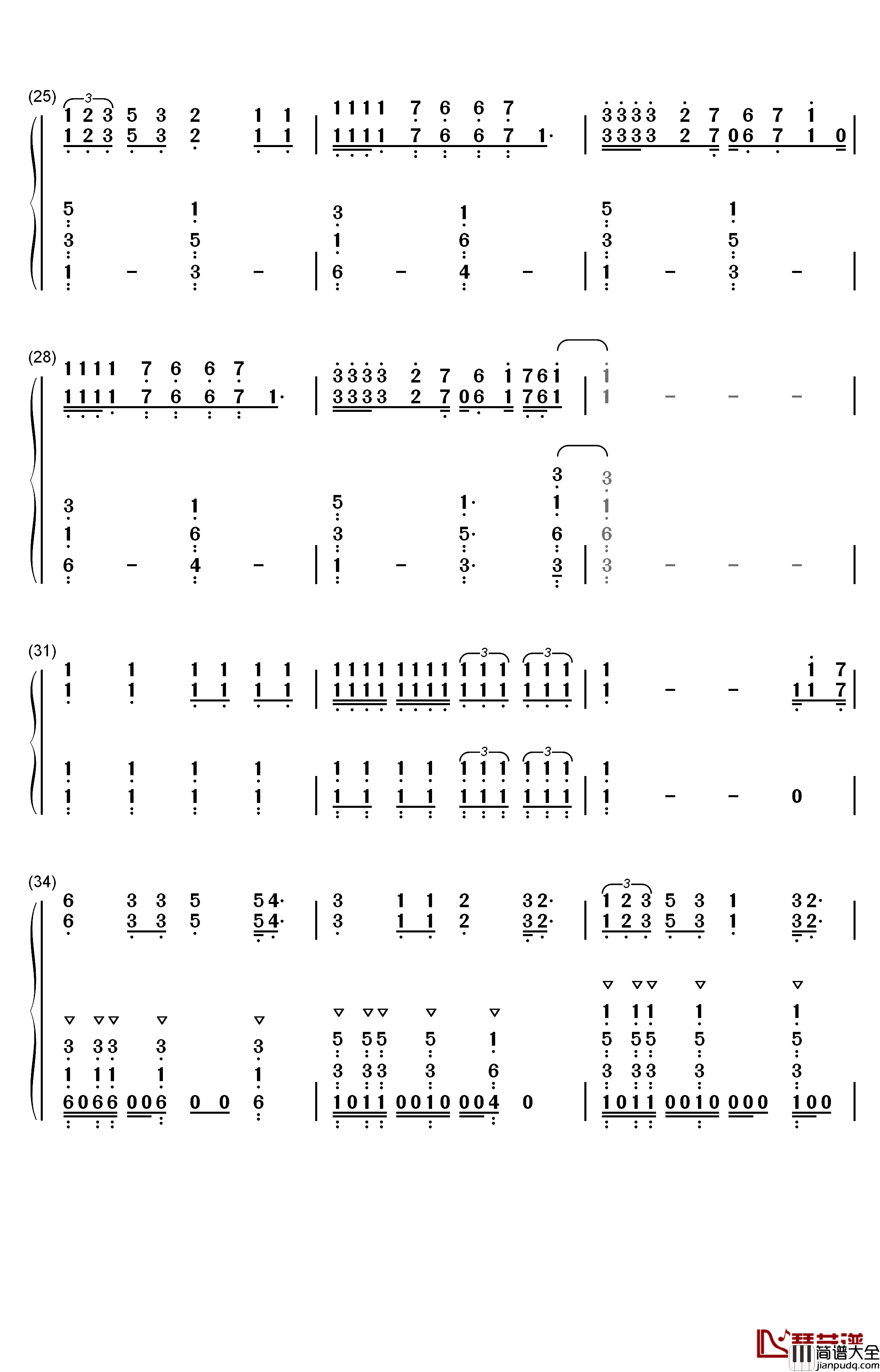 Takeaway钢琴简谱_数字双手_The_Chainsmokers_Illenium_Lennon_Stella