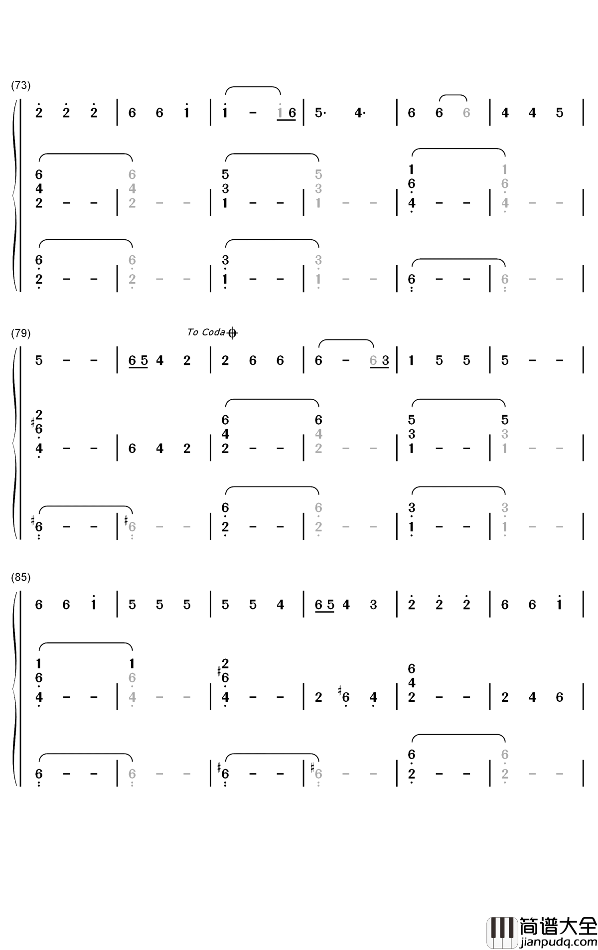 Lover_of_Mine钢琴简谱_数字双手_5_Seconds_of_Summer