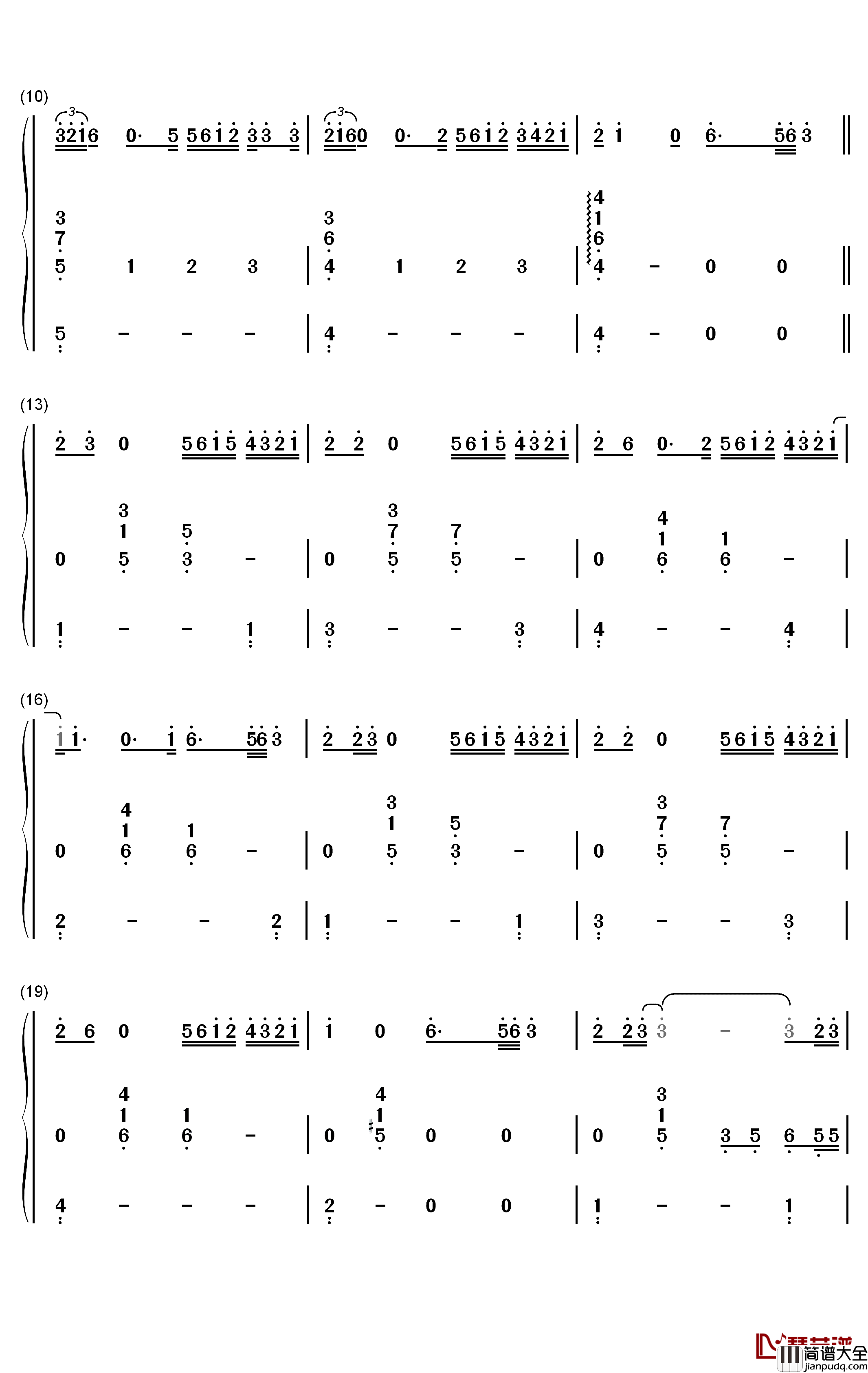 Speechless钢琴简谱_数字双手_Dan_+_Shay