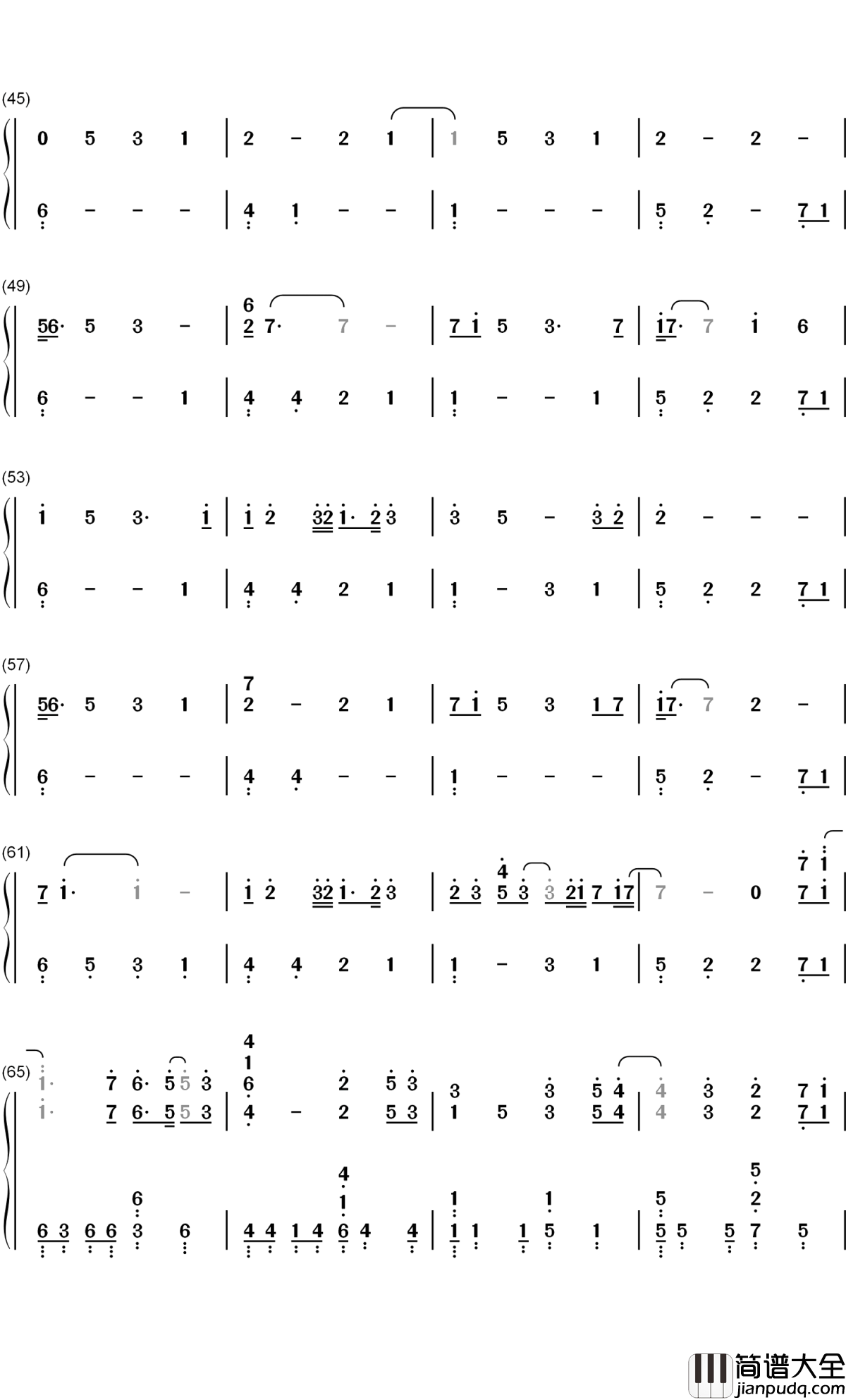Can_We_Kiss_Forever钢琴简谱_数字双手_Kina_Adriana_Proenza