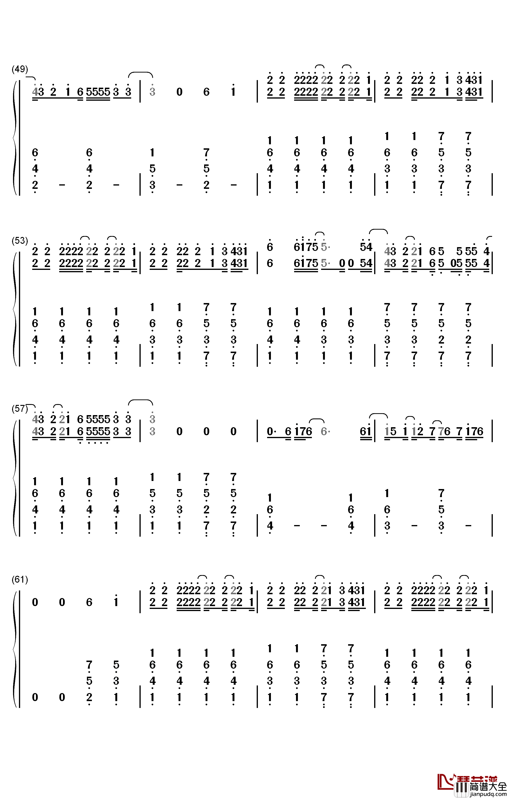 Graveyard钢琴简谱_数字双手_Halsey