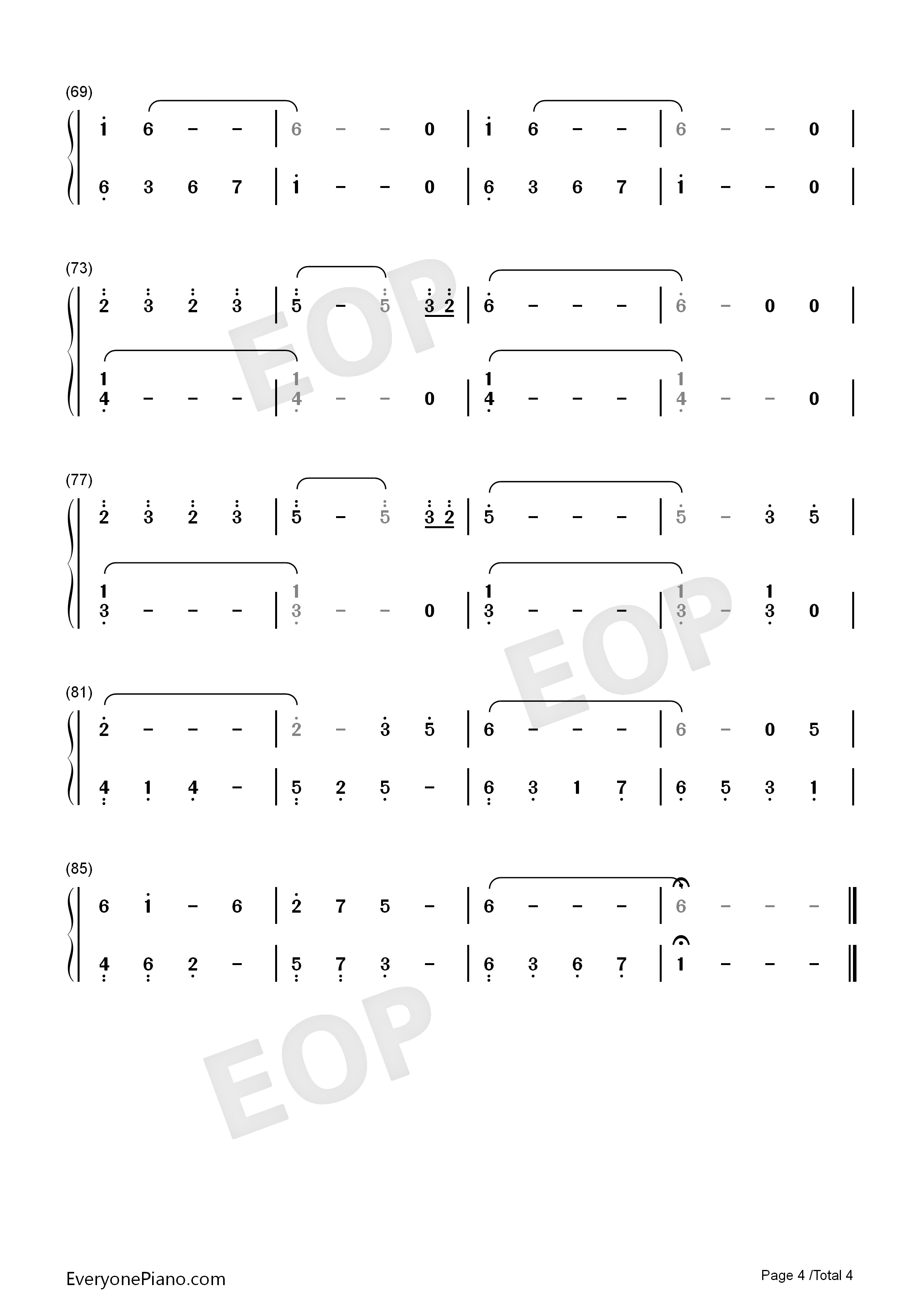 新仙剑奇侠传游戏BGM钢琴简谱_未知演唱