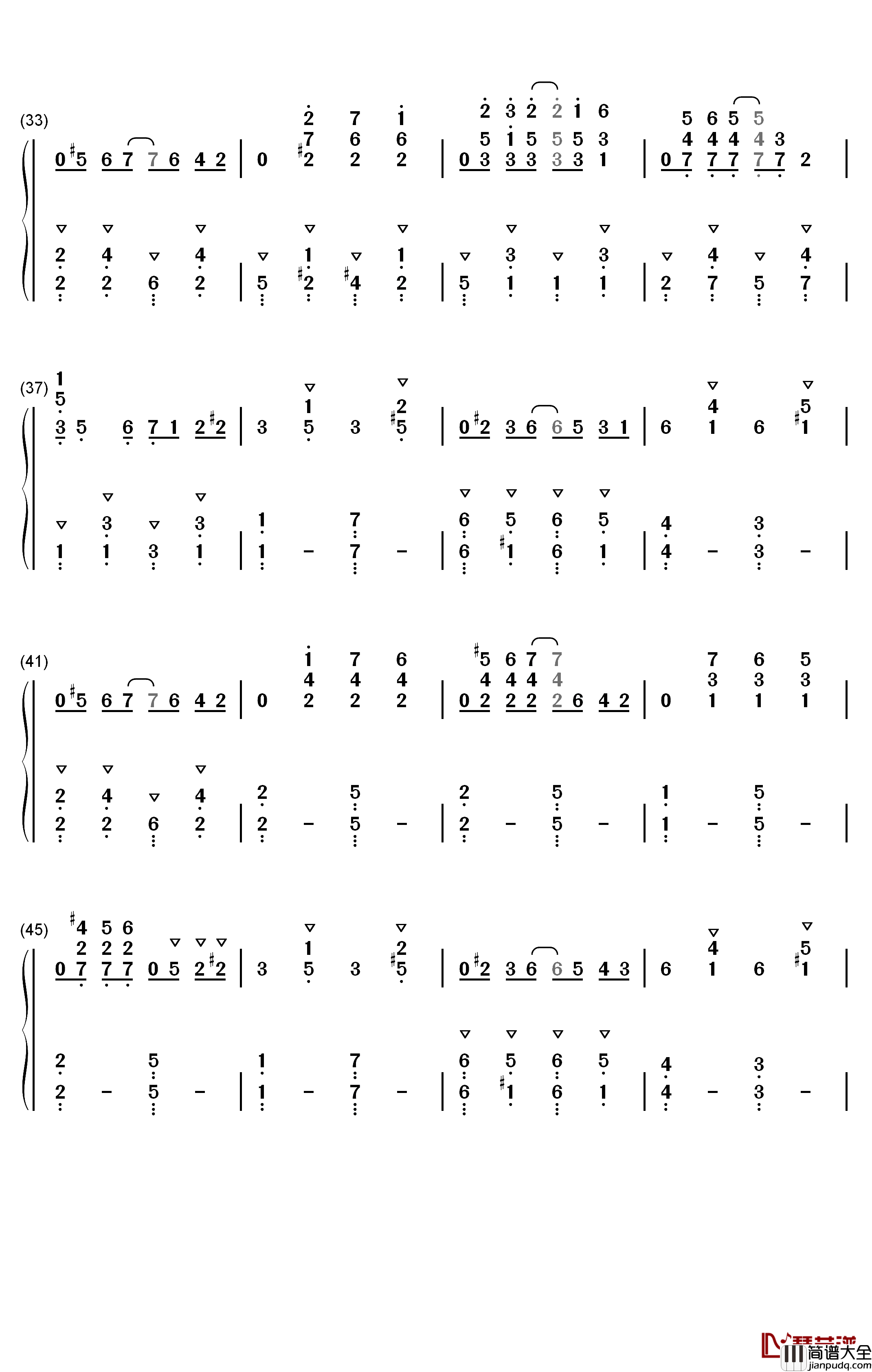 Temptation_Rag钢琴简谱_数字双手_Hildur_Guðnadóttir