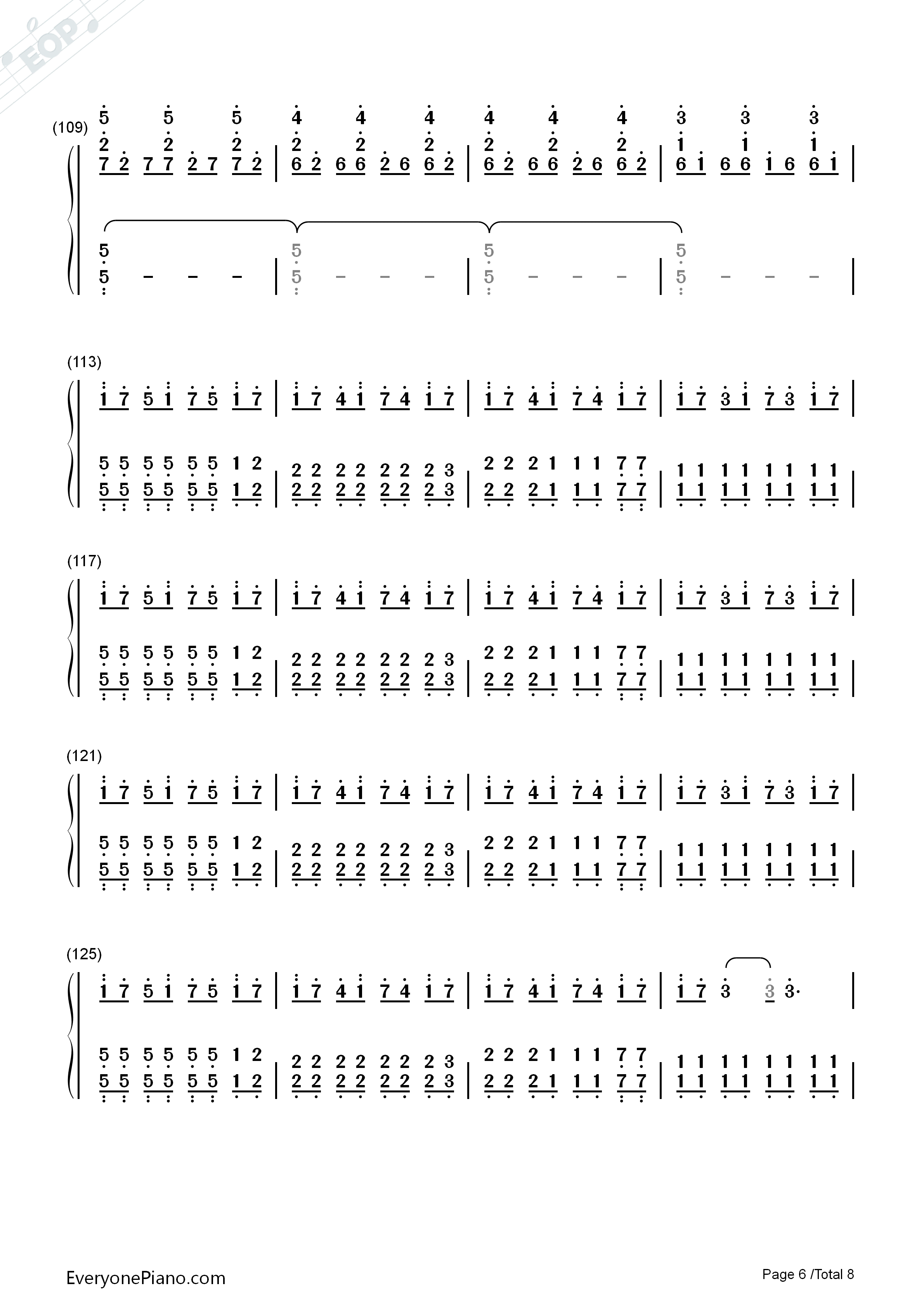 Clocks钢琴简谱_Coldplay演唱