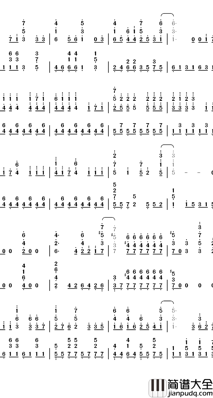 微热からMystery钢琴简谱_数字双手_Lily_White