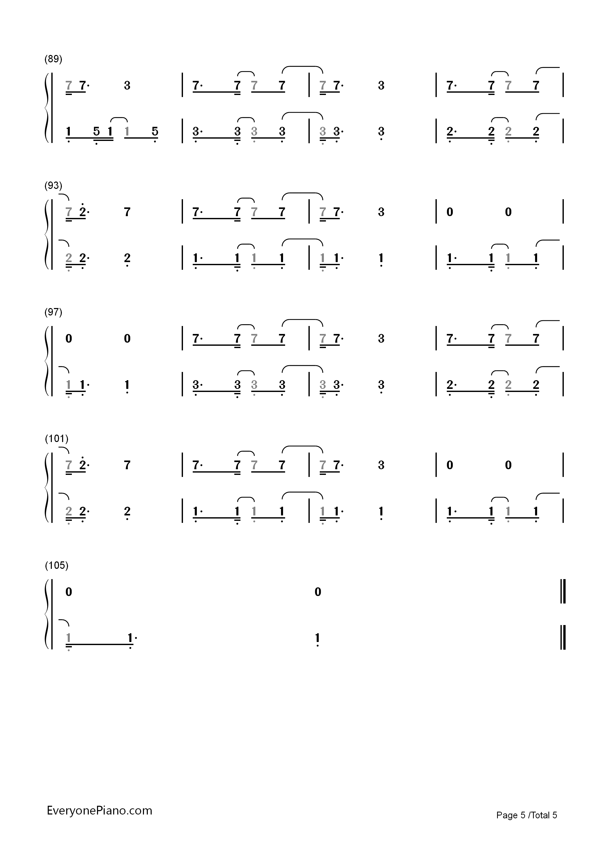 火星人来过钢琴简谱_薛之谦演唱