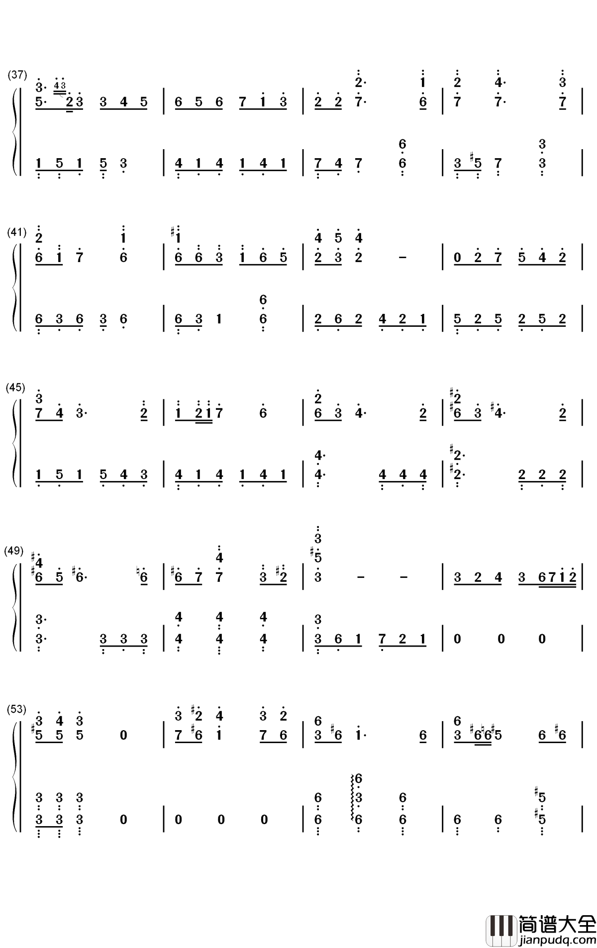 Symposium_Magarum钢琴简谱_数字双手_梶浦由记