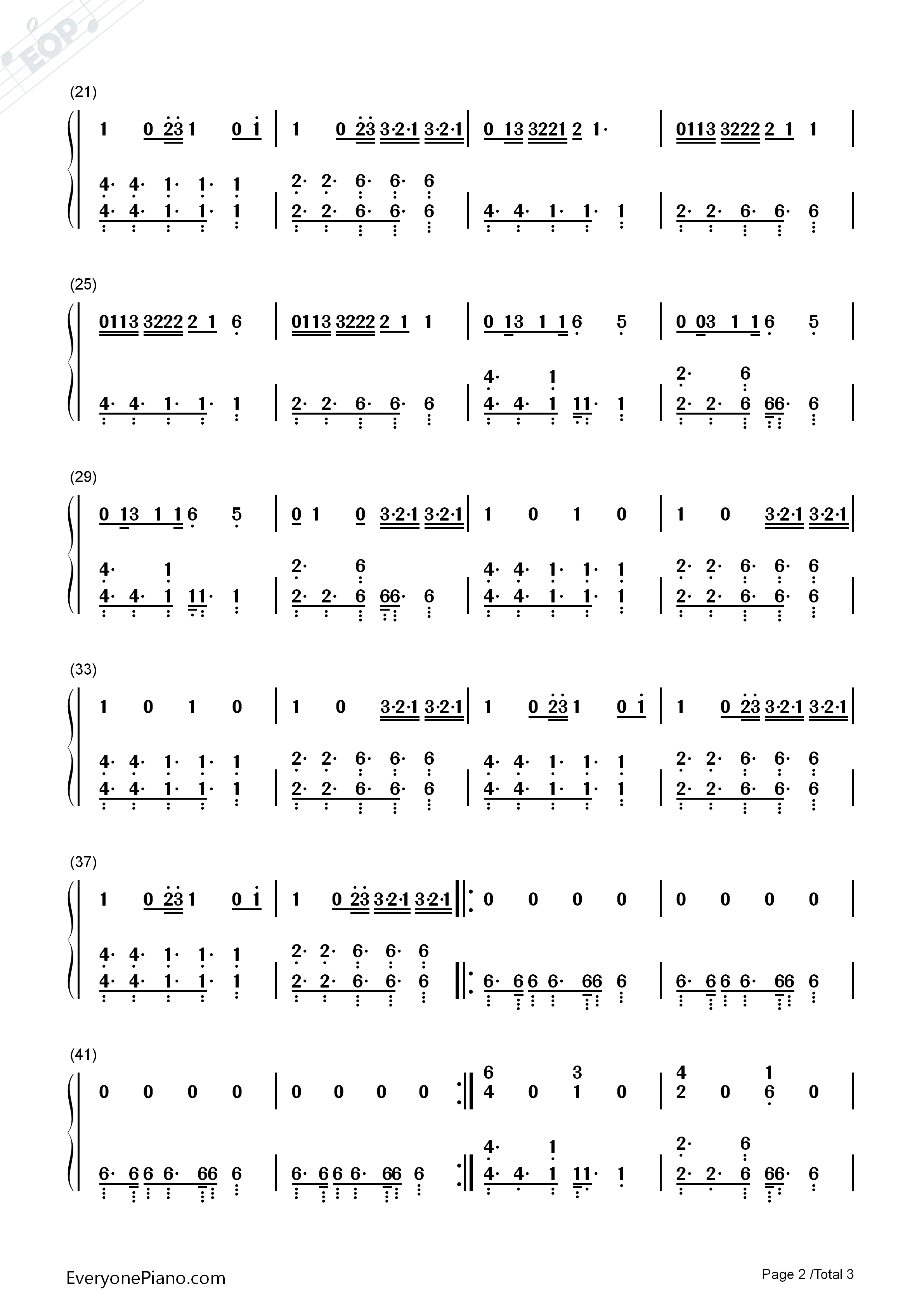 Down钢琴简谱_Fifth_Harmony演唱