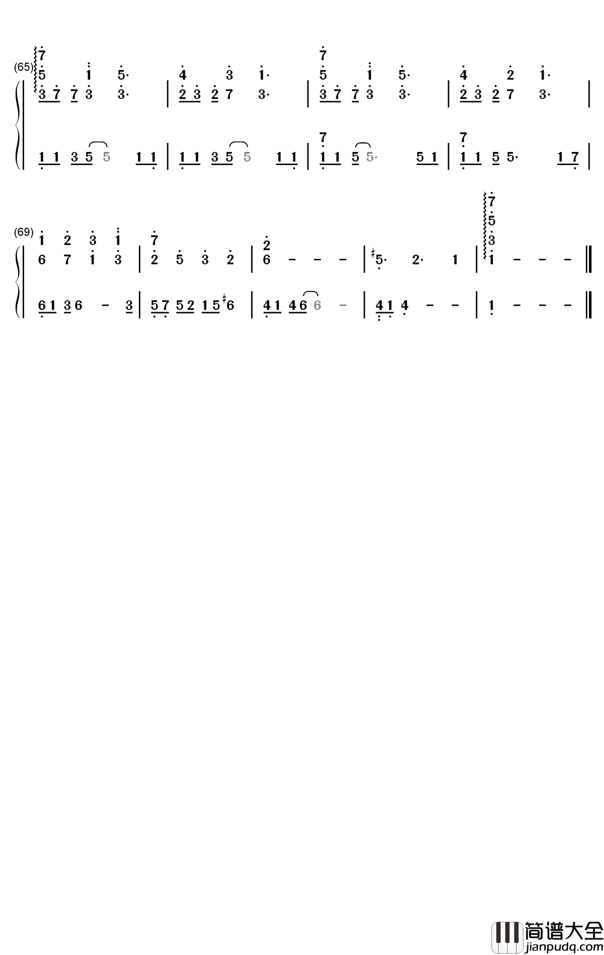 Lowkey钢琴简谱_数字双手_NIKI