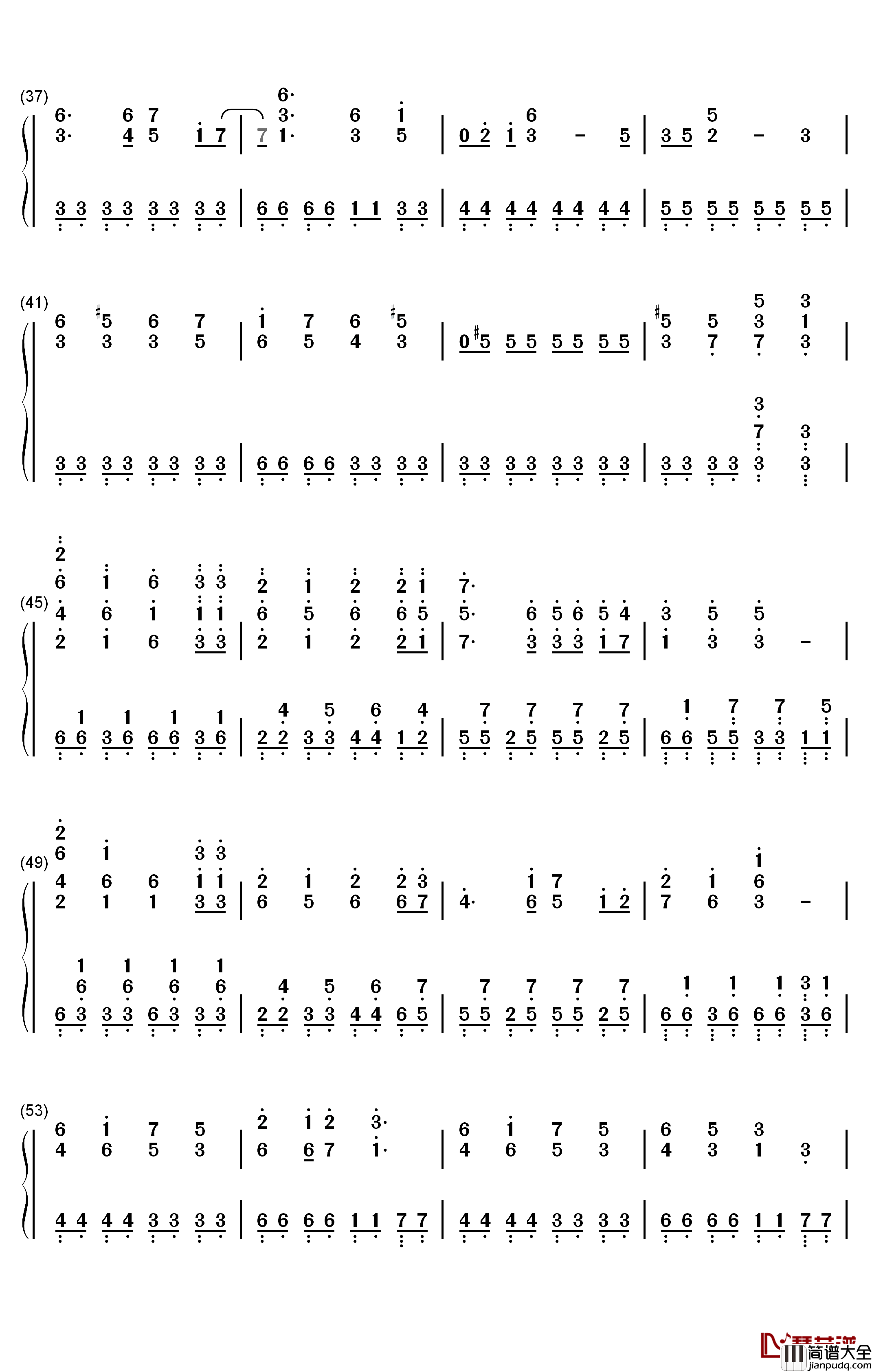 Mad_Head_Love钢琴简谱_数字双手_米津玄师