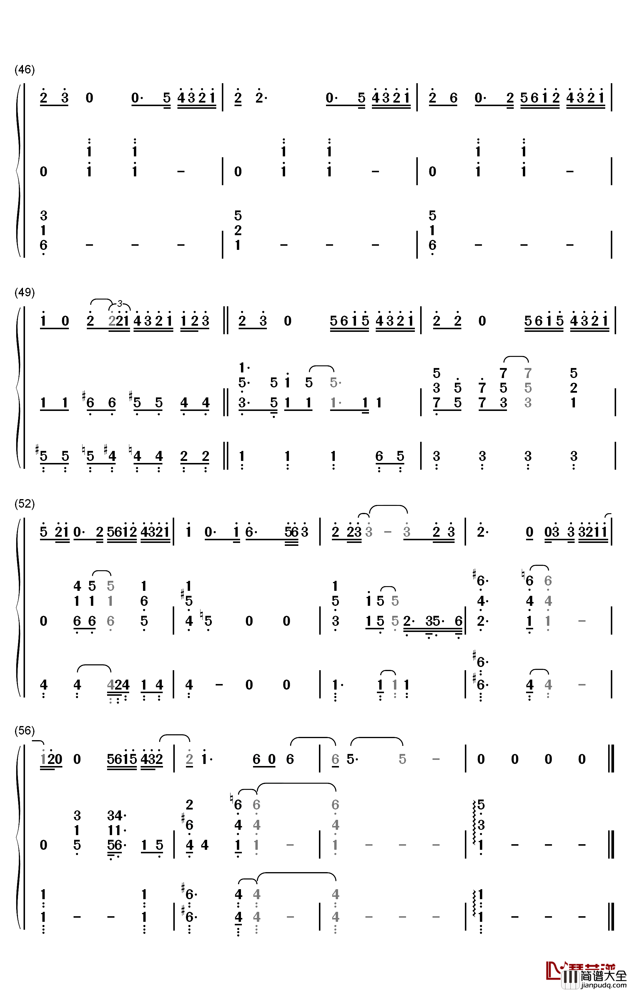 Speechless钢琴简谱_数字双手_Dan_+_Shay