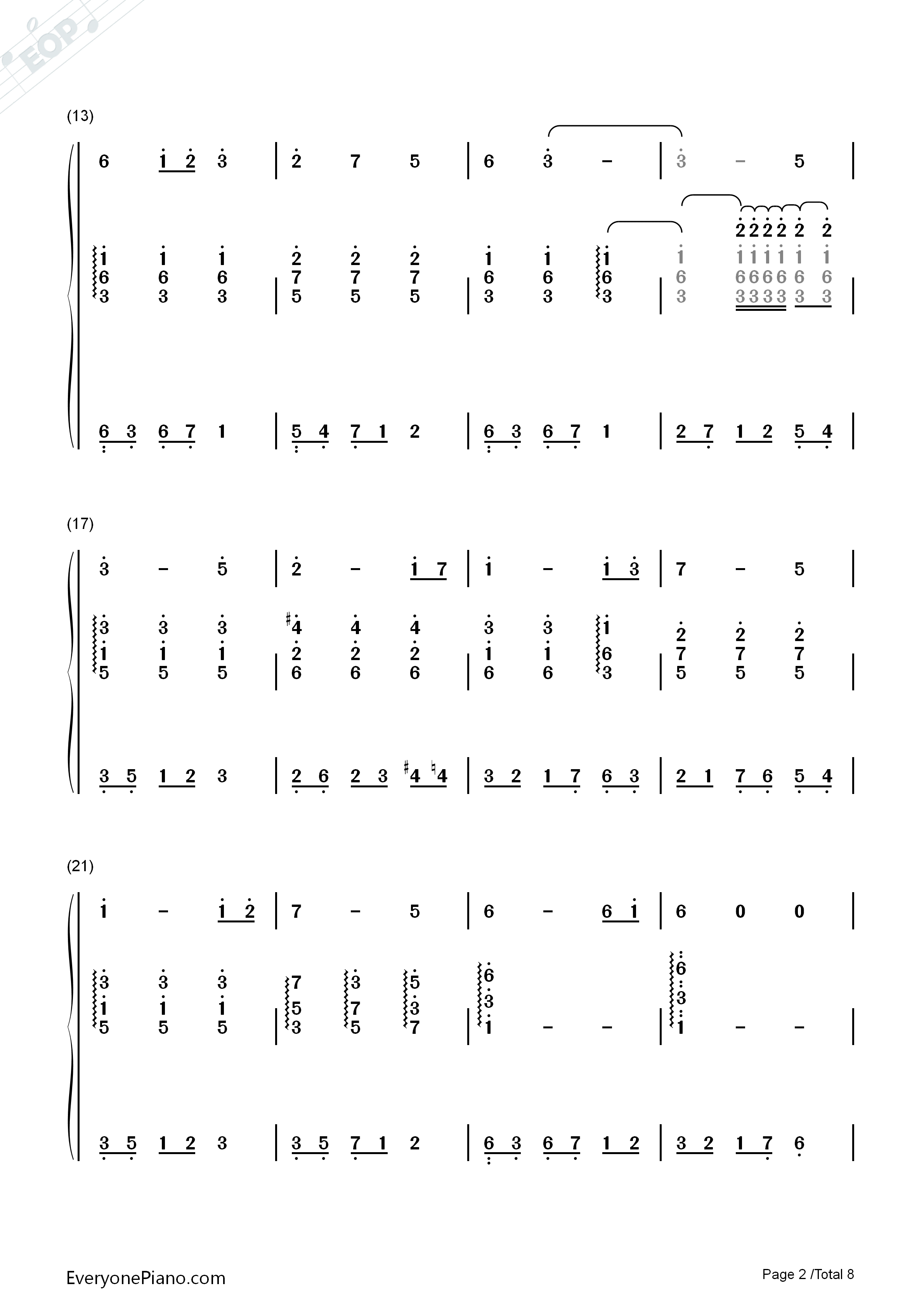 ひかりにわ钢琴简谱_早见沙织演唱