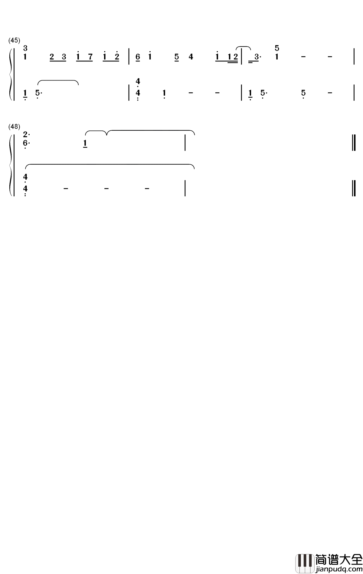 念想钢琴简谱_数字双手_易烊千玺