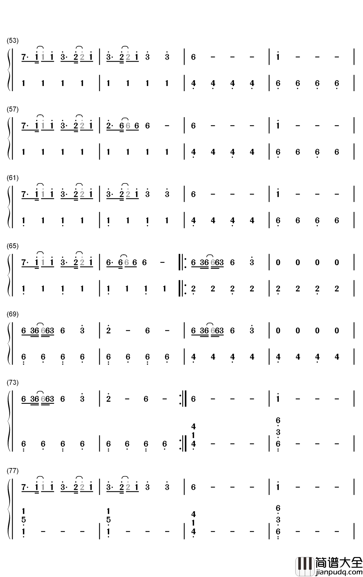 Cannibal钢琴简谱_数字双手_Kesha