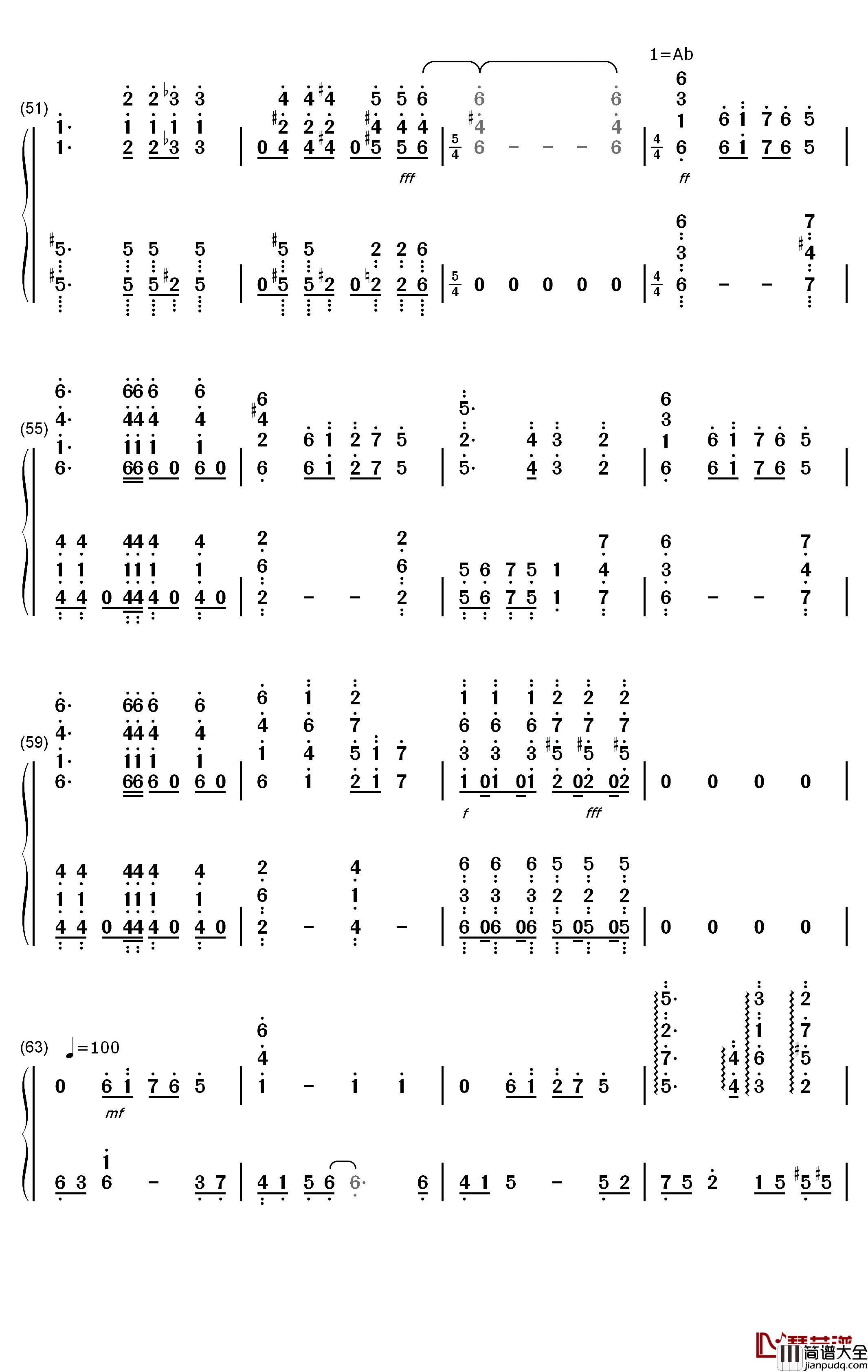 The_3rd_Anniversary钢琴简谱_数字双手_猎豹移动公司