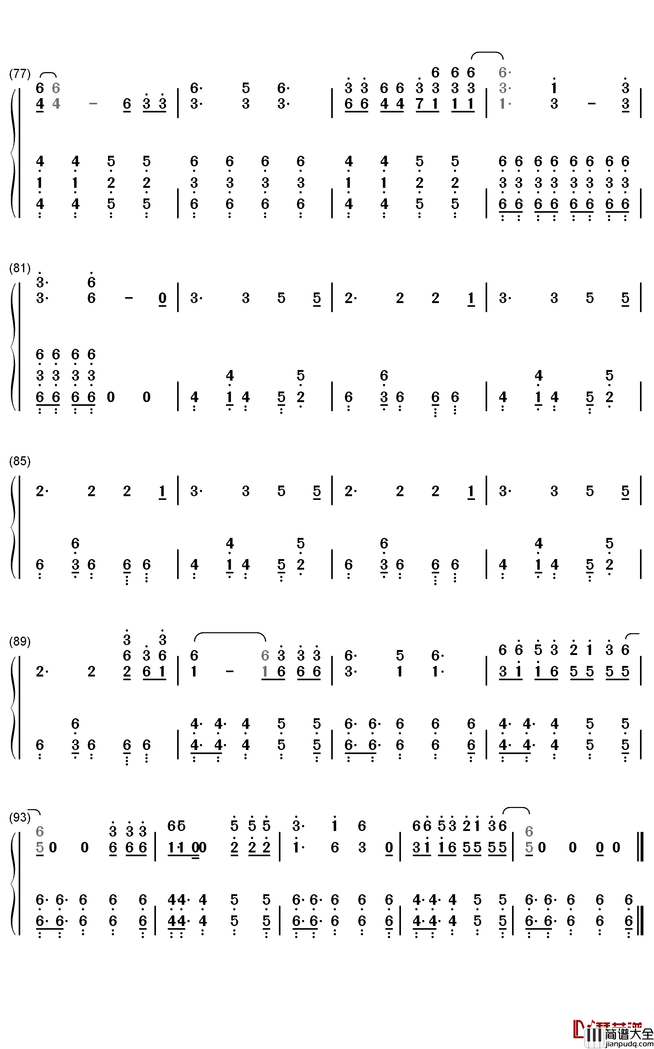 Energetic钢琴简谱_数字双手_Wanna_One