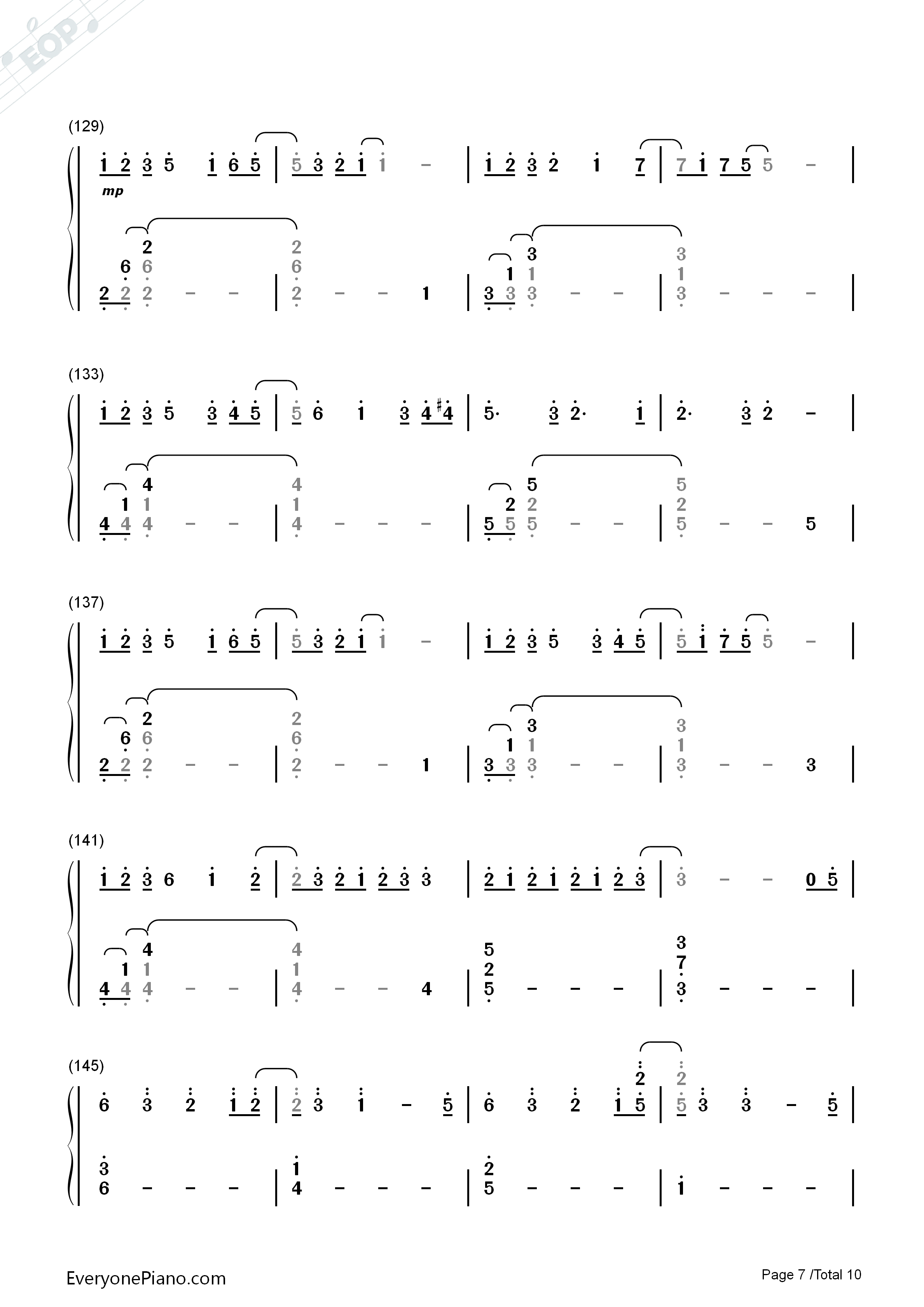 サマータイムレコード钢琴简谱_IA演唱