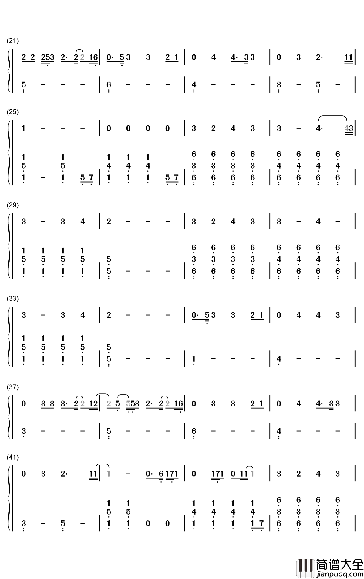 The_Blessing钢琴简谱_数字双手_Kari_Jobe_Cody_Carnes_Elevation_Worship