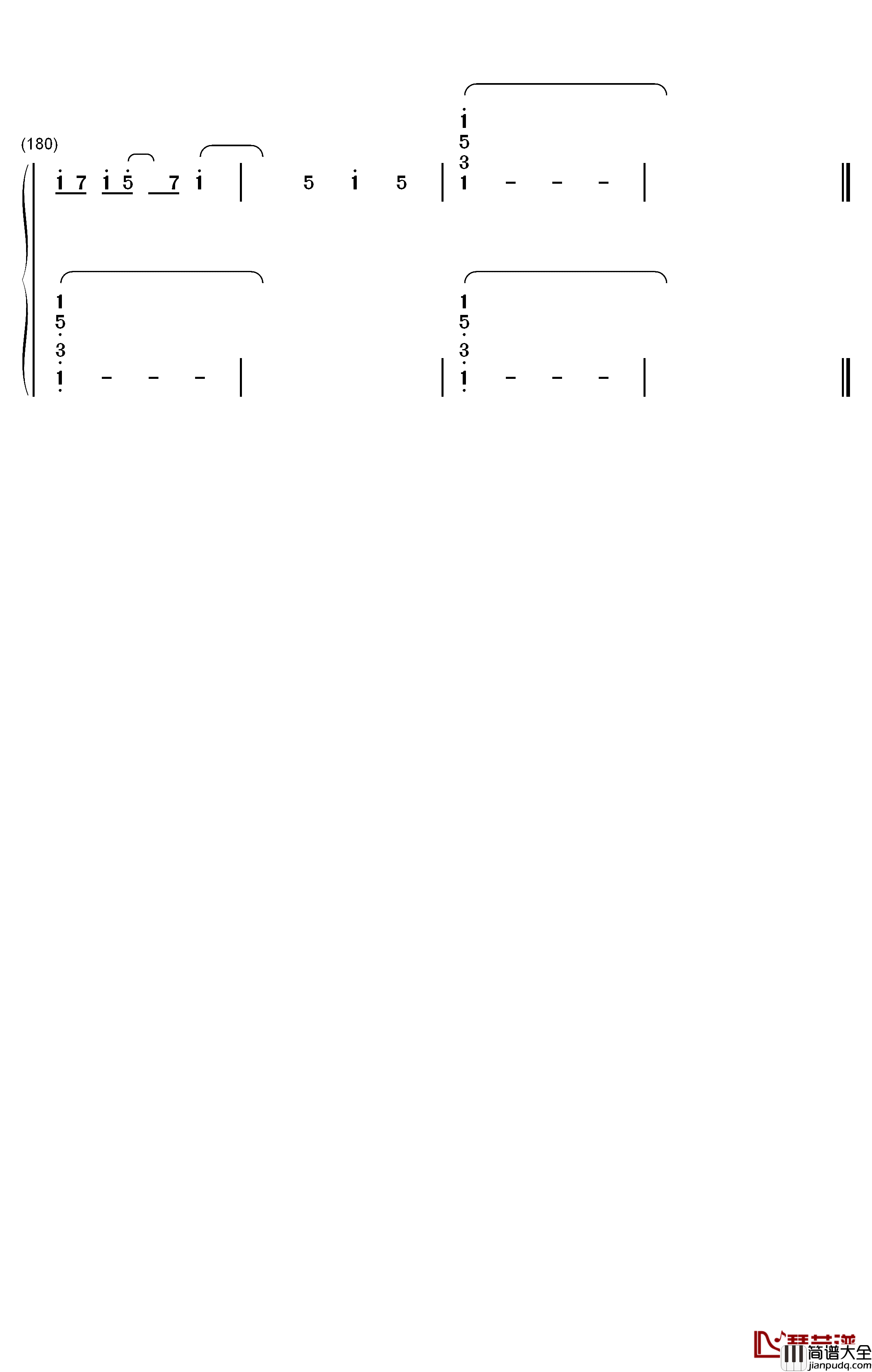 しわ钢琴简谱_数字双手_GUMI