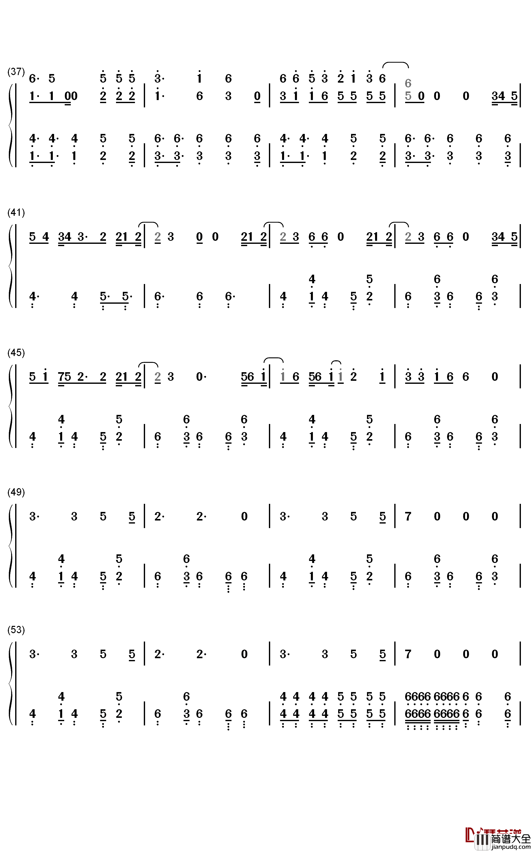 Energetic钢琴简谱_数字双手_Wanna_One