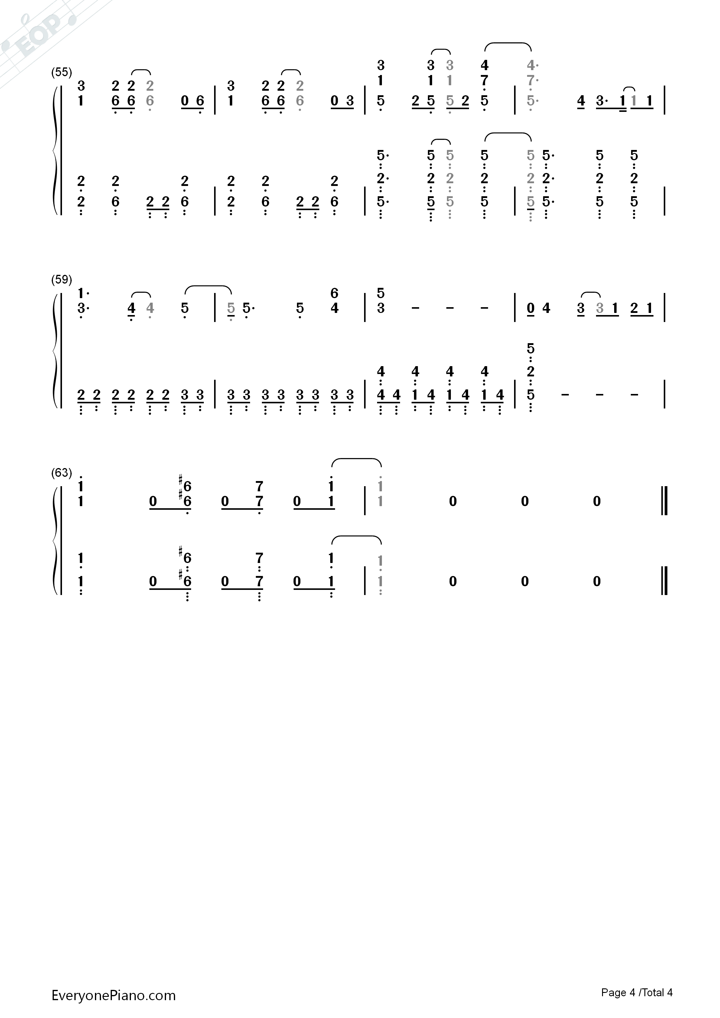 発見者はワタシ钢琴简谱_たぴみる演唱