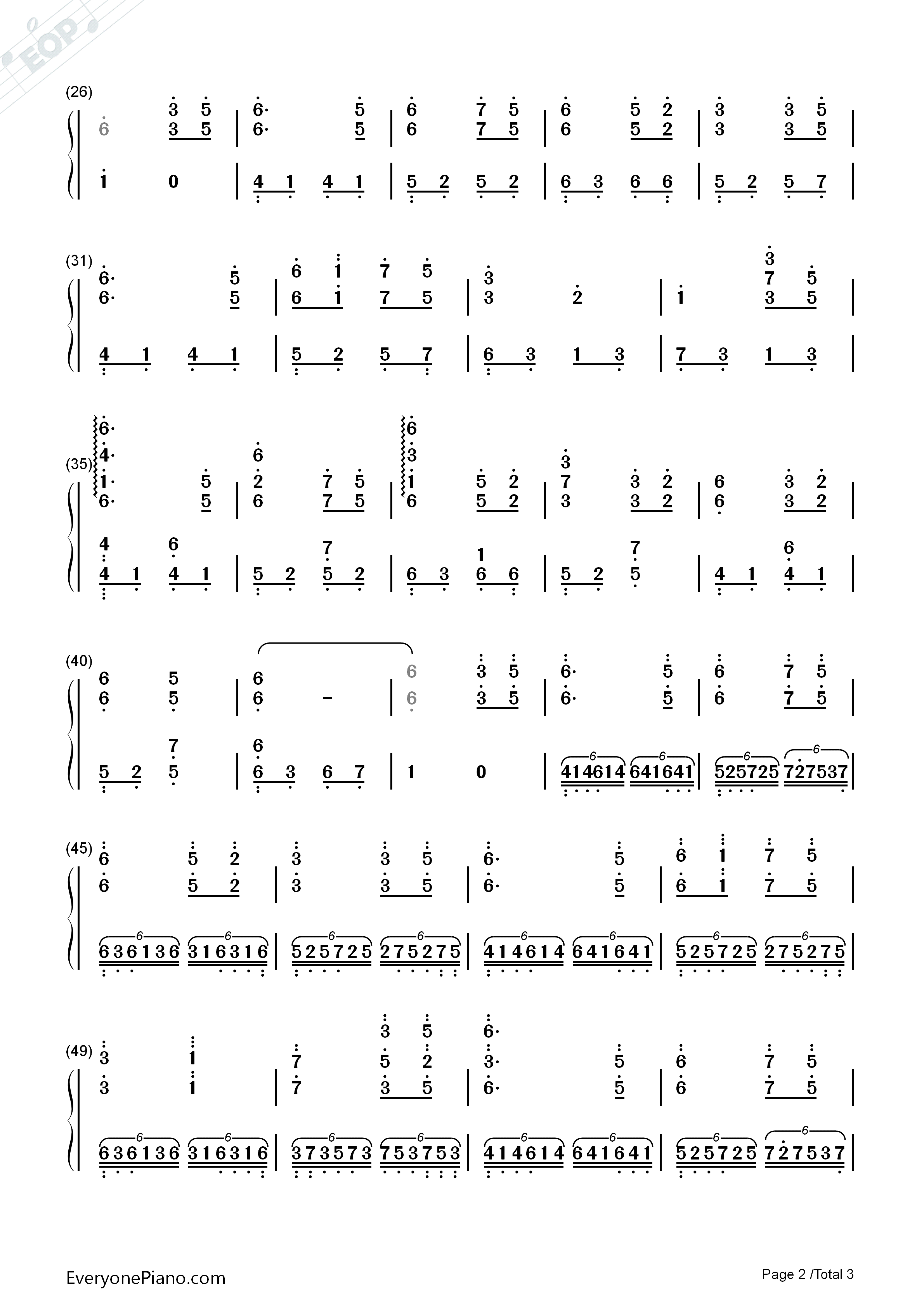 穿越时空的思念钢琴简谱_暮落枫演唱