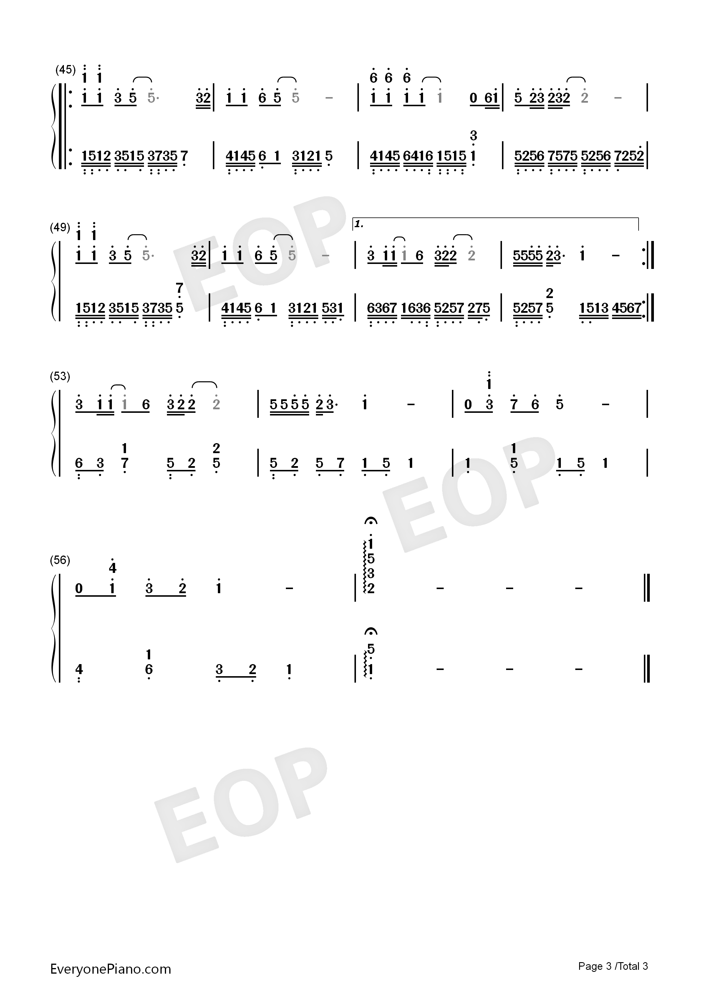 祝你平安钢琴简谱_孙悦演唱