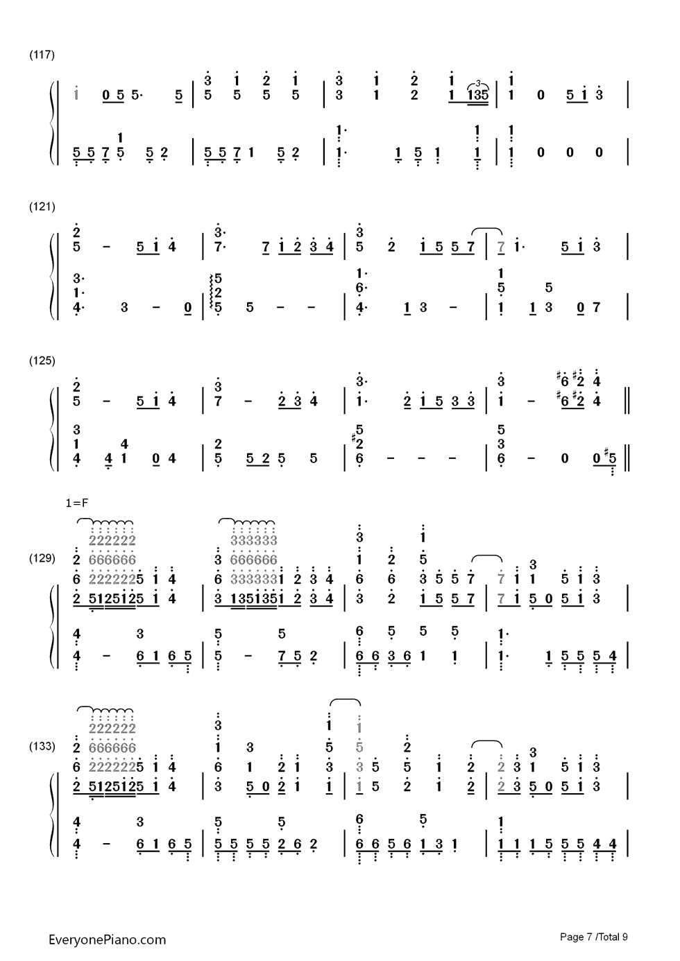 ダイバー钢琴简谱_KANA_BOON演唱