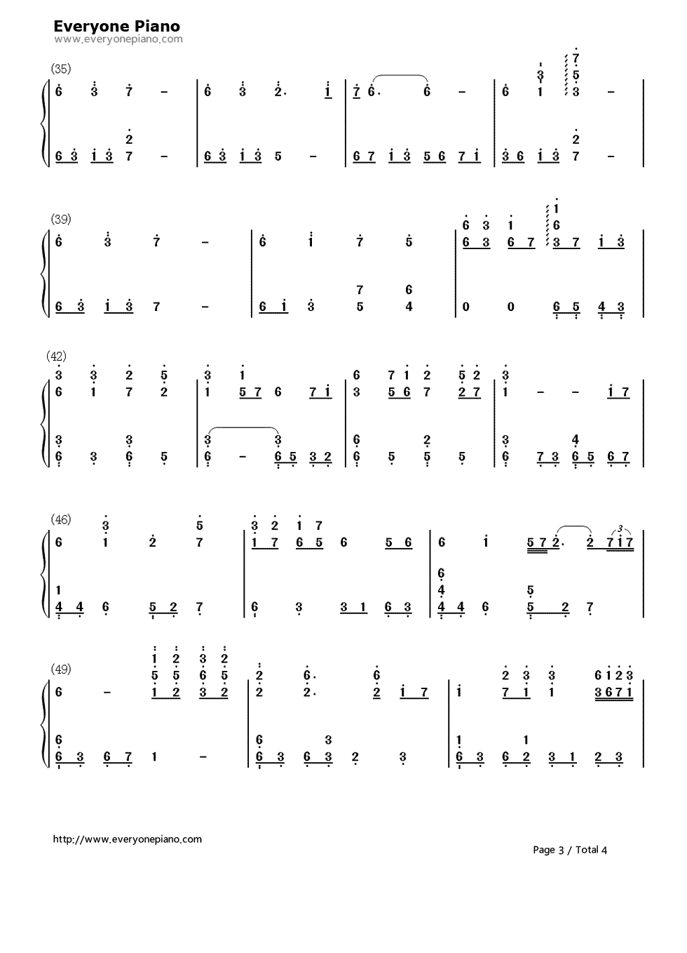 茗记钢琴简谱_L_key演唱