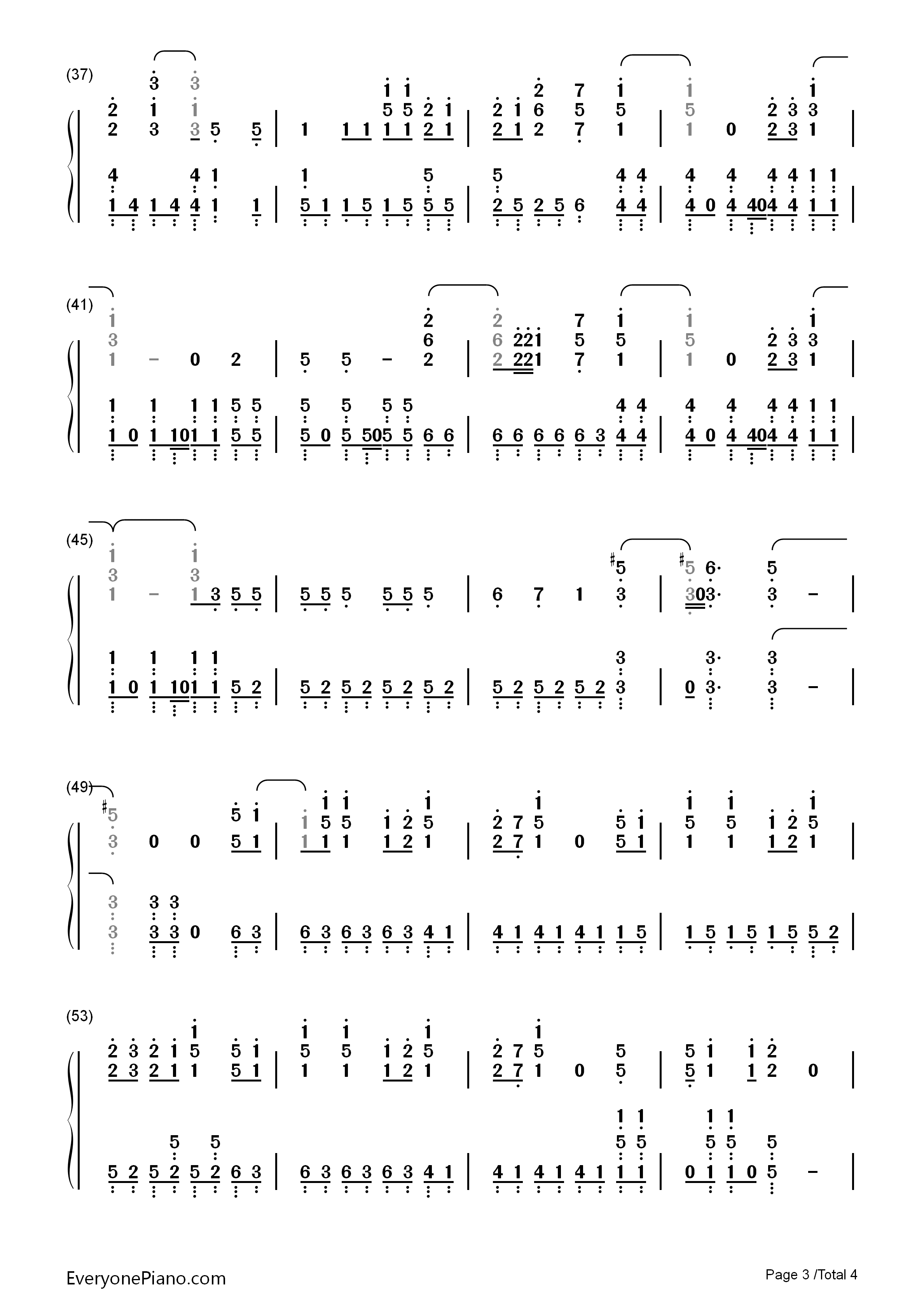 Outgrow钢琴简谱_Gero演唱