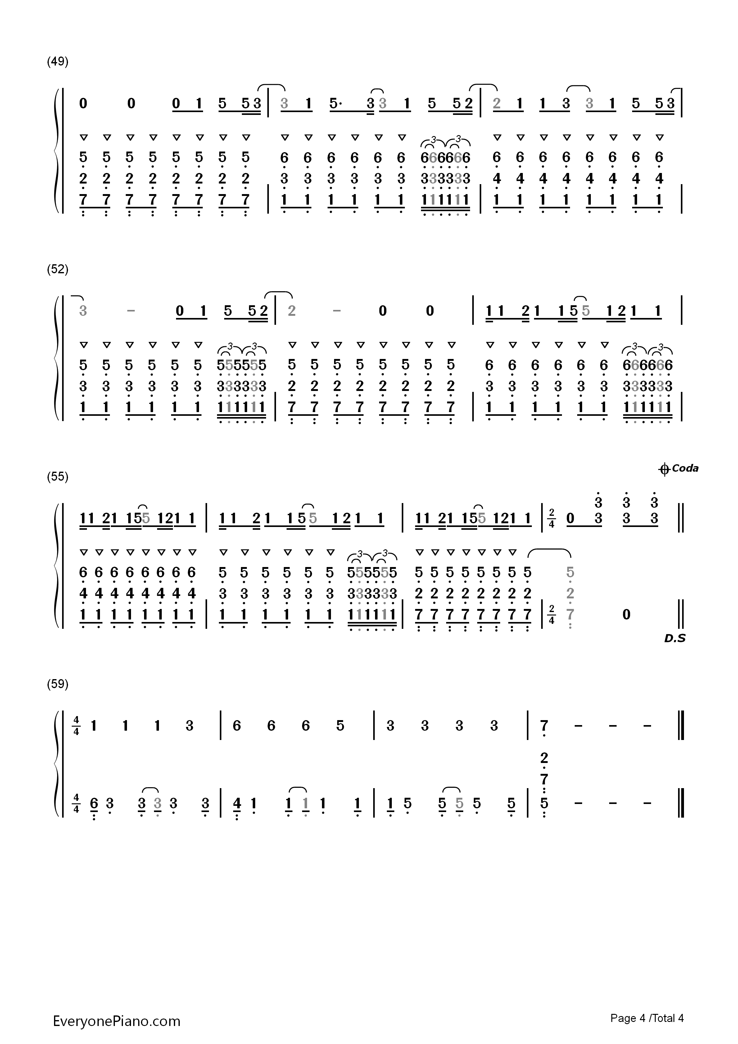 Faded钢琴简谱_Alan_Walker演唱