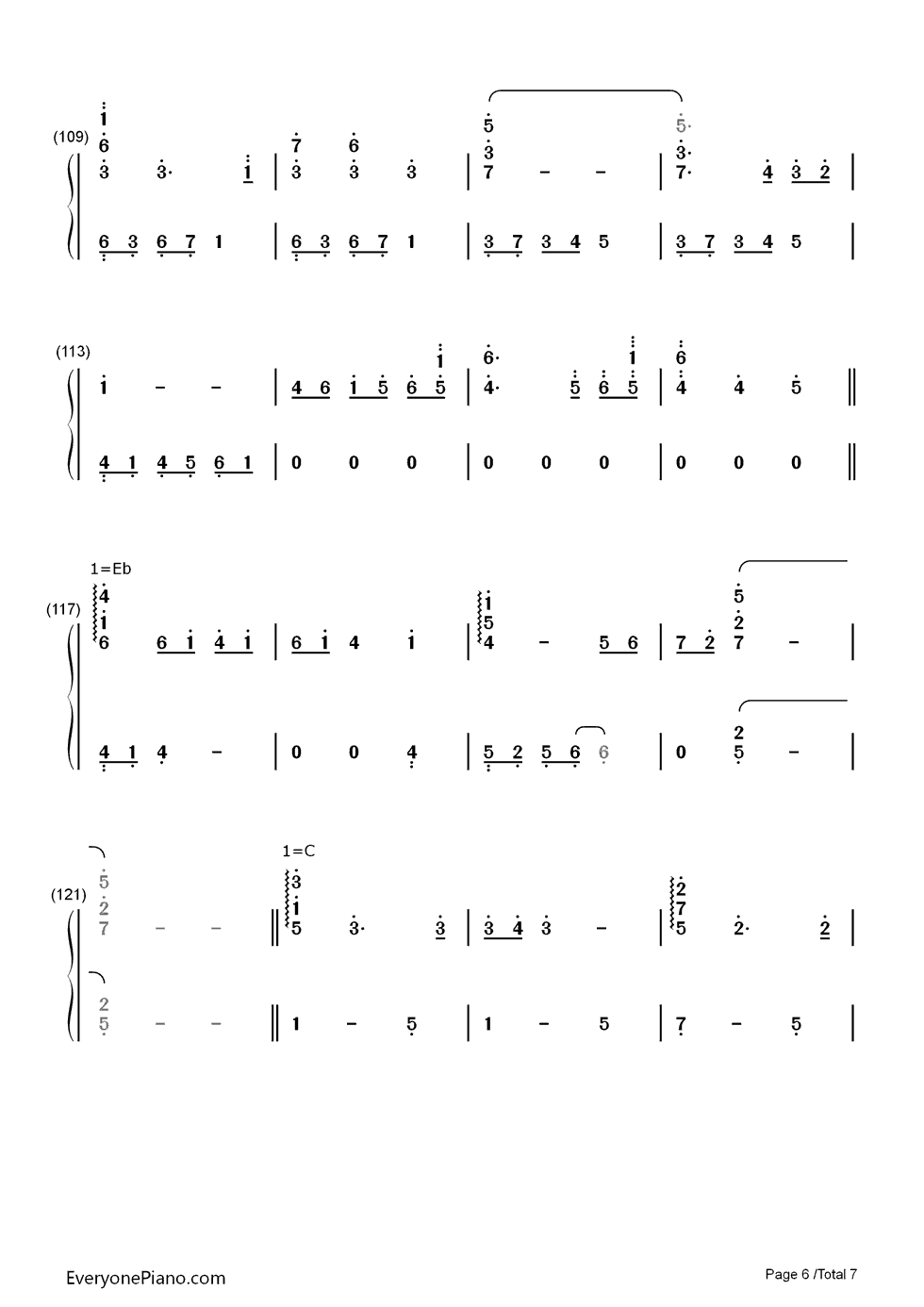 风の街へ钢琴简谱_FictionJunction_KEIKO演唱