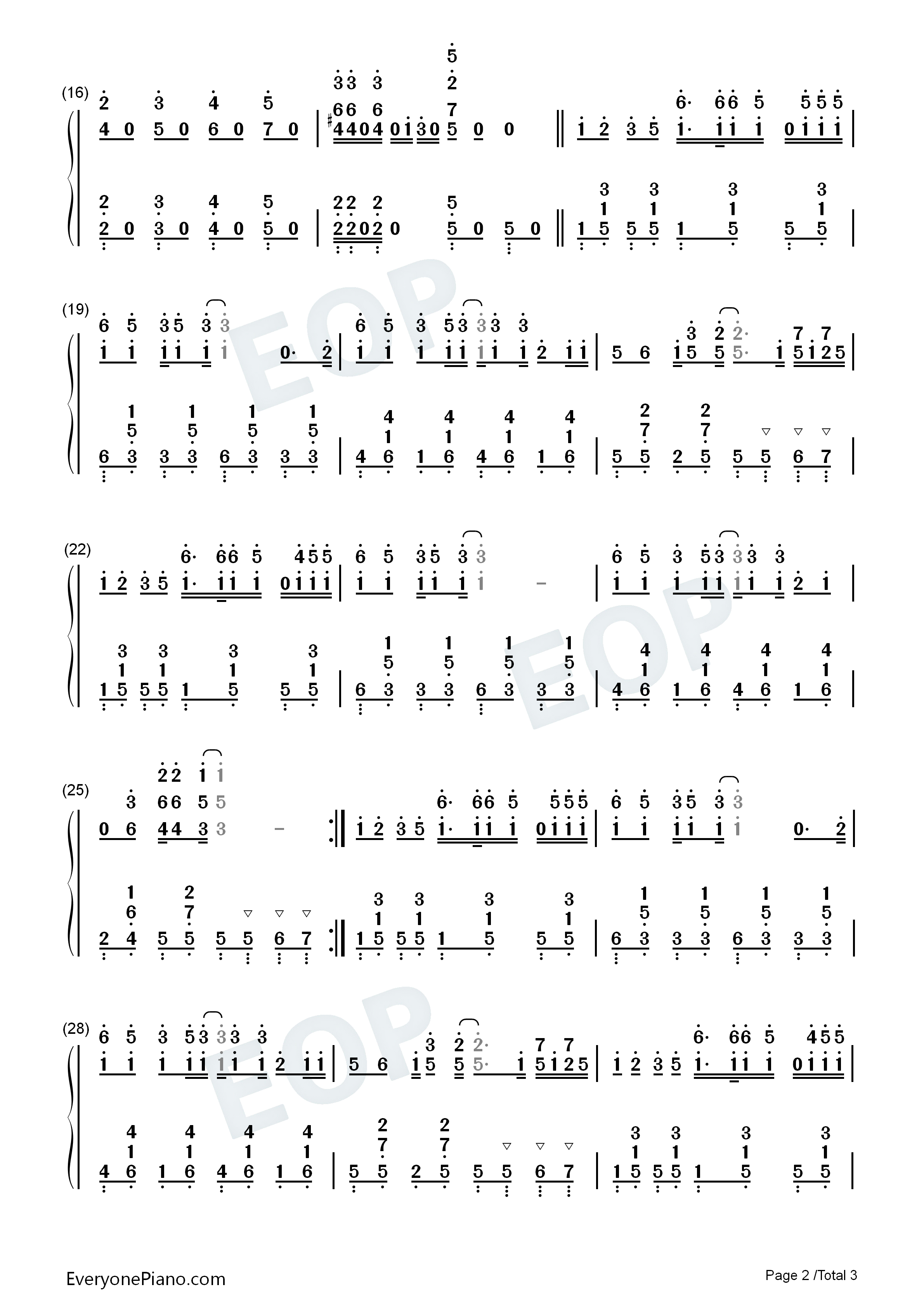 一年级钢琴简谱_陈学冬_宋佳_First_Gril演唱