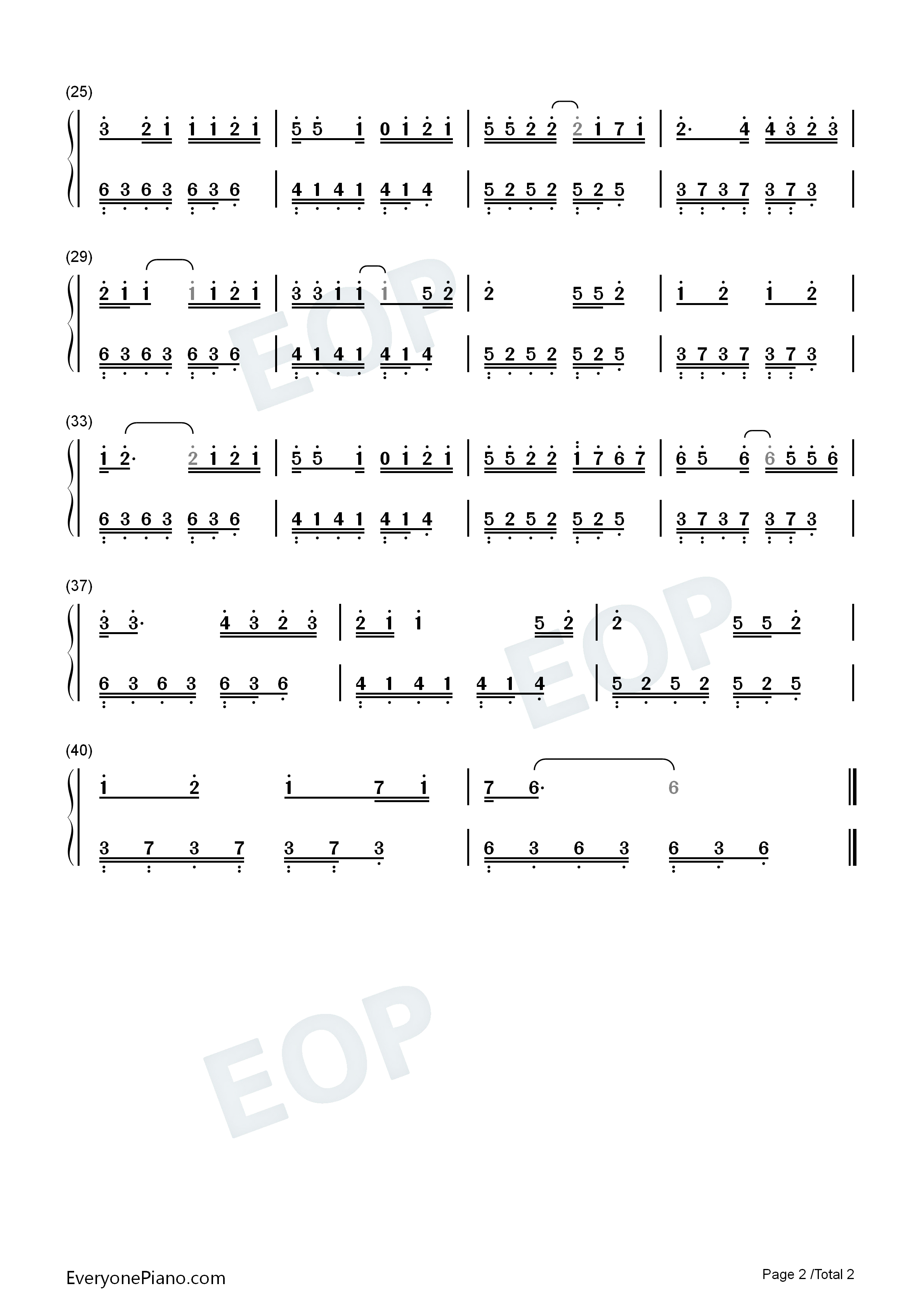 顺风钢琴简谱_赵贝尔演唱