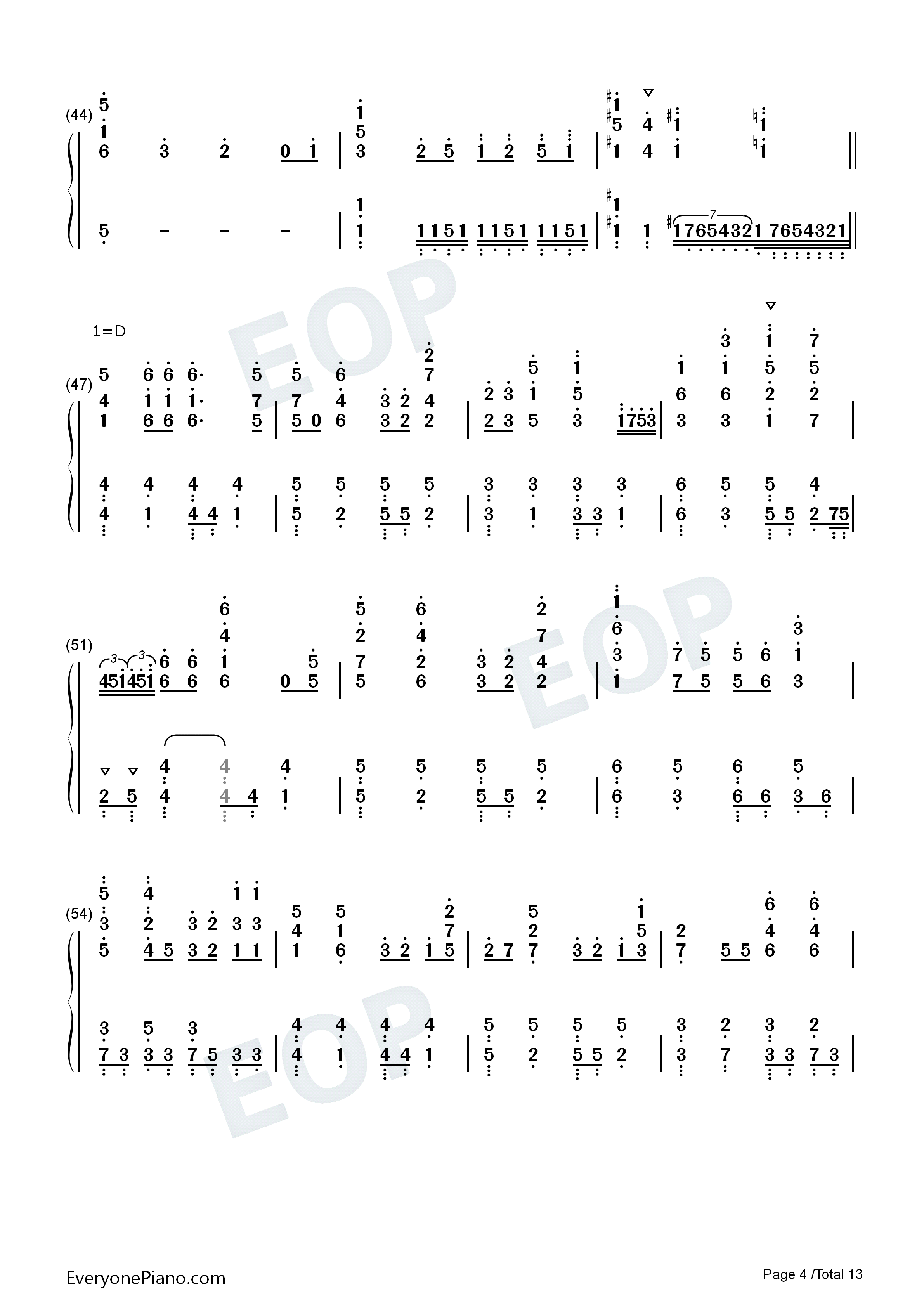 ケアレス钢琴简谱_ClariS演唱