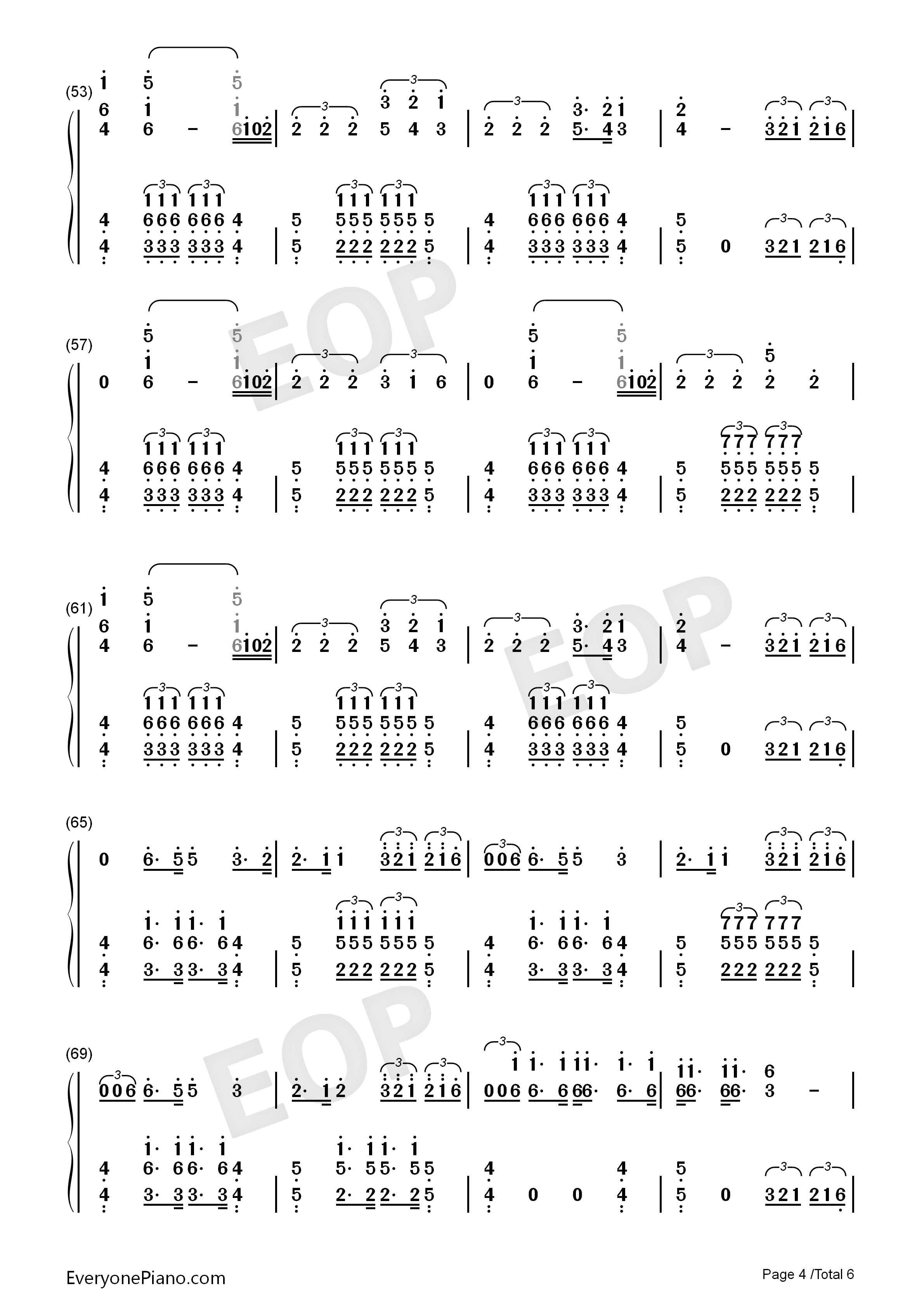 Stockholm_Syndrome钢琴简谱_One_Direction演唱