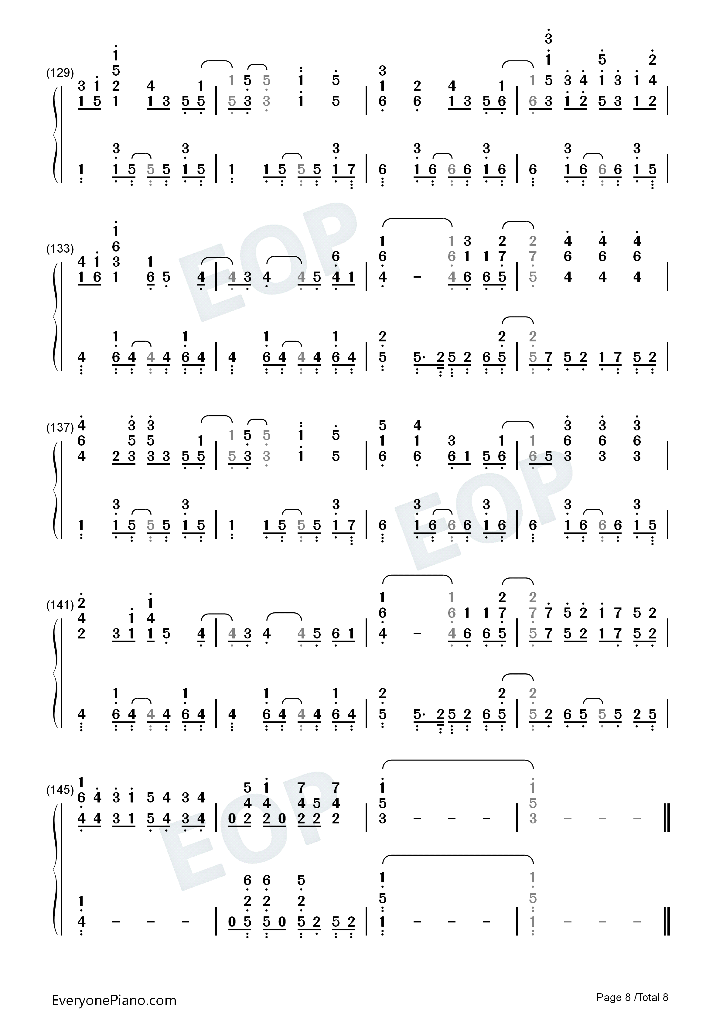 ユメイロコンパス钢琴简谱_Fourfolium演唱