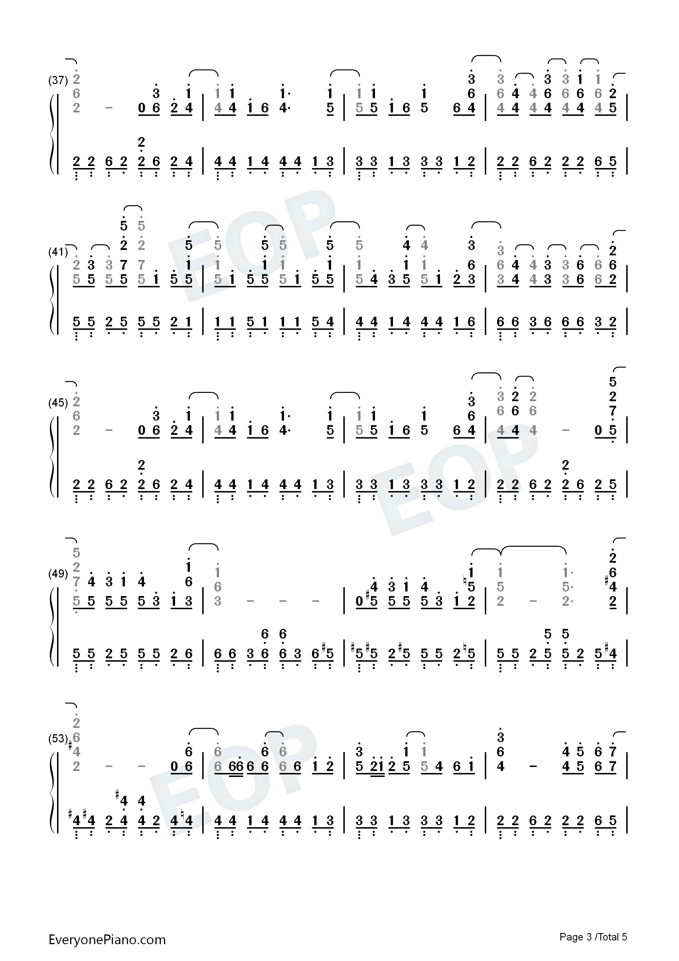 ふでペン〜ボールペン〜钢琴简谱_放课后ティータイム_放学后TEA_TIME演唱