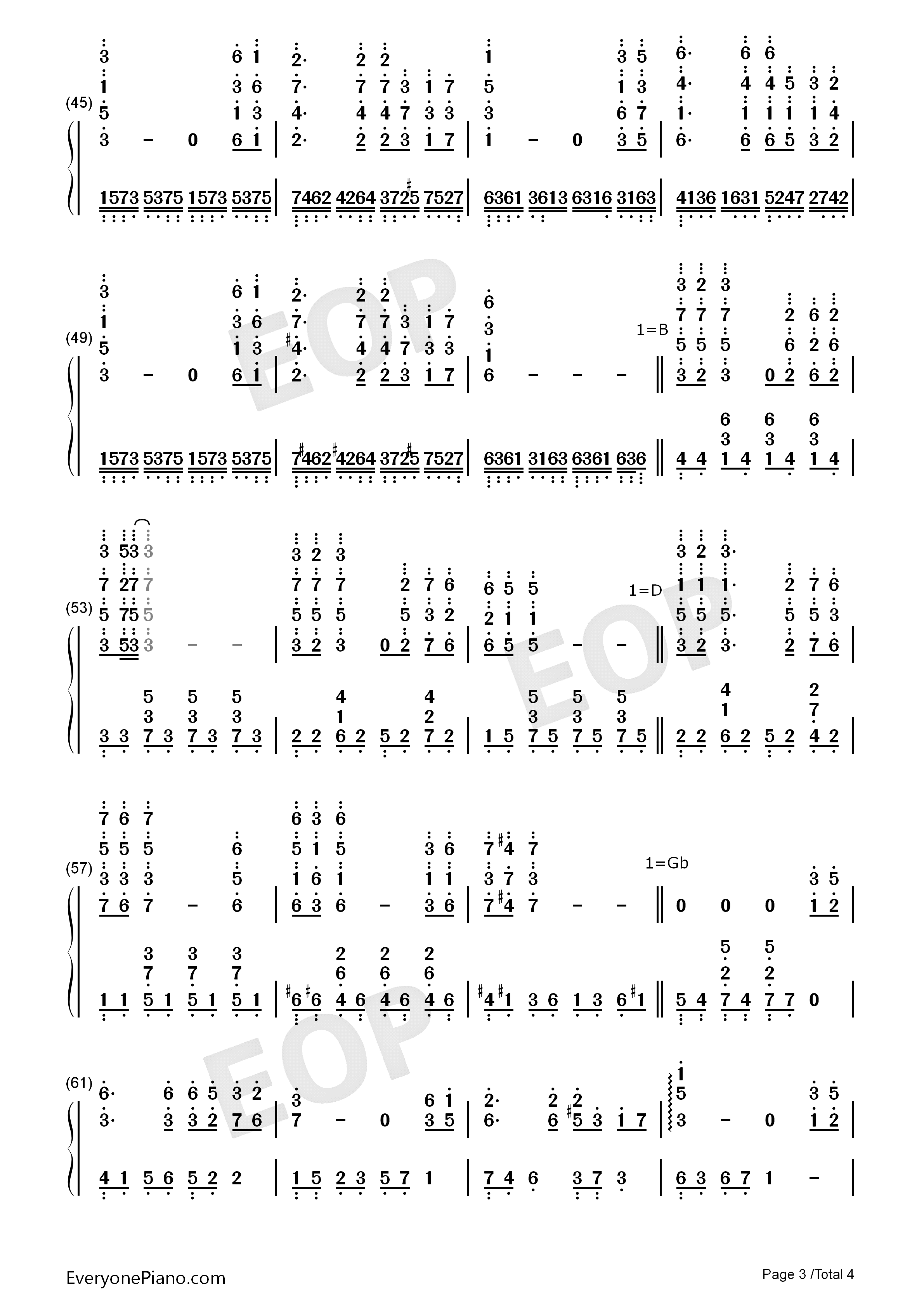 白月光钢琴简谱_张信哲演唱