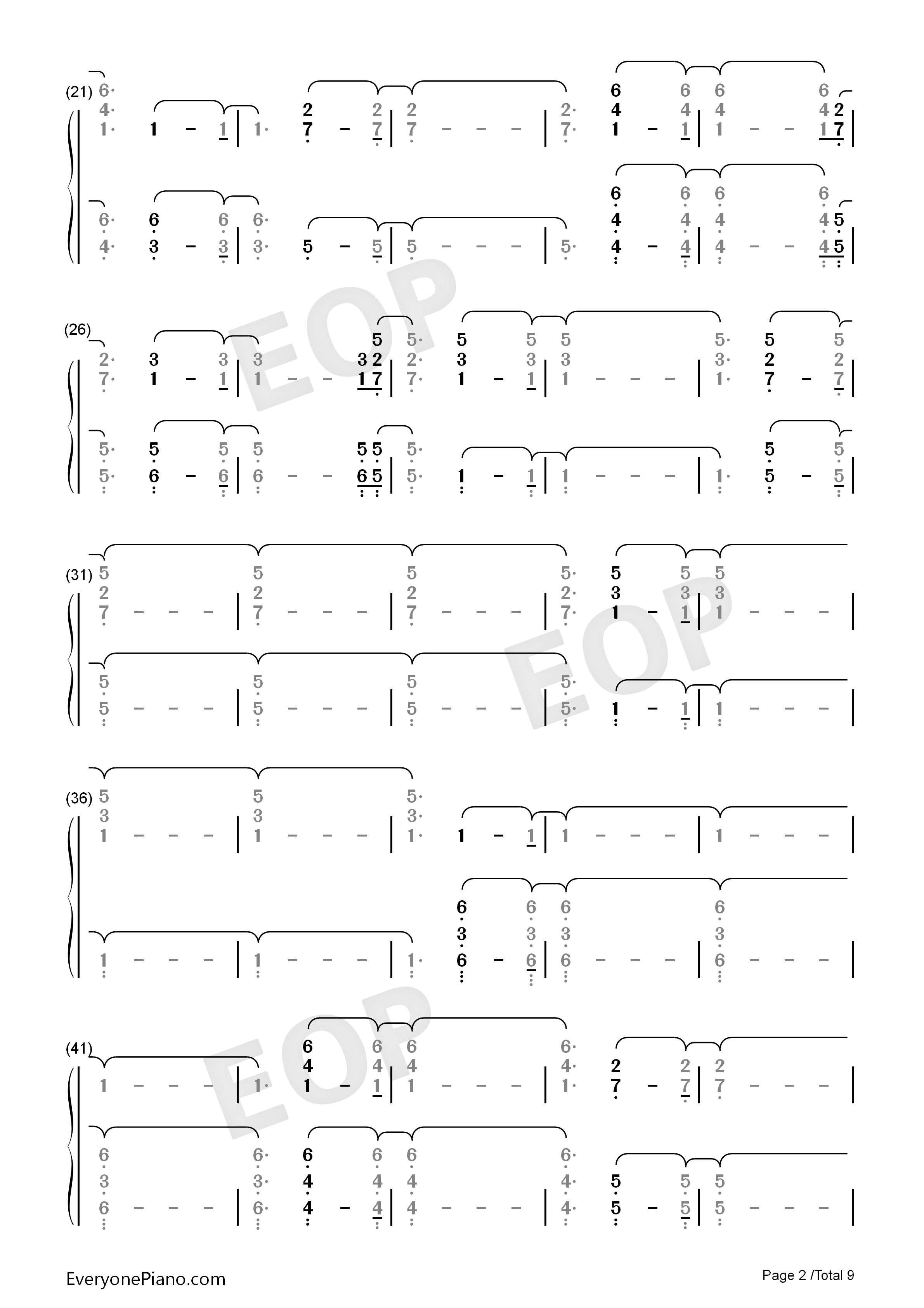 This_Is_Me钢琴简谱_Keala_Settle演唱