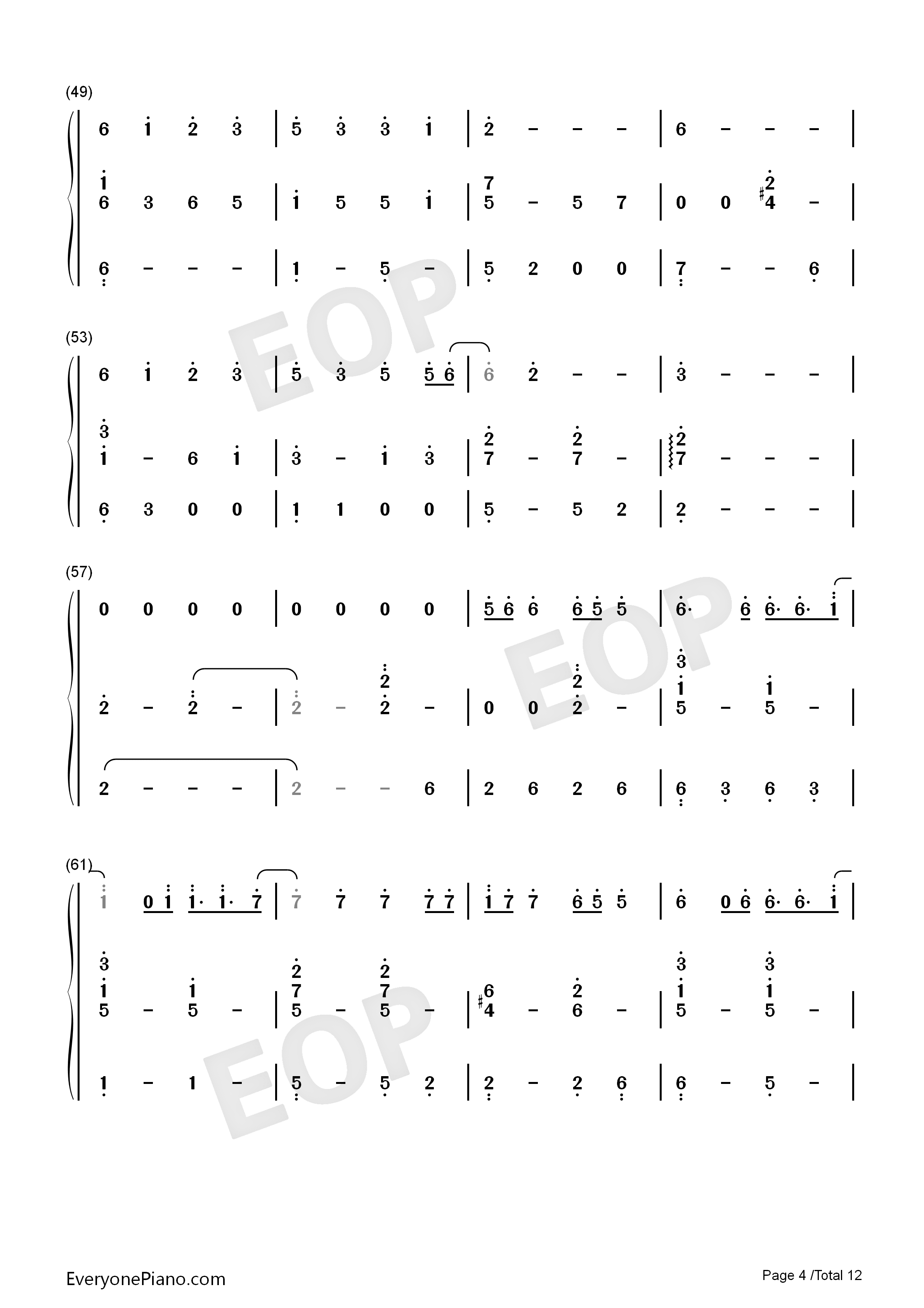 异类钢琴简谱_华晨宇演唱